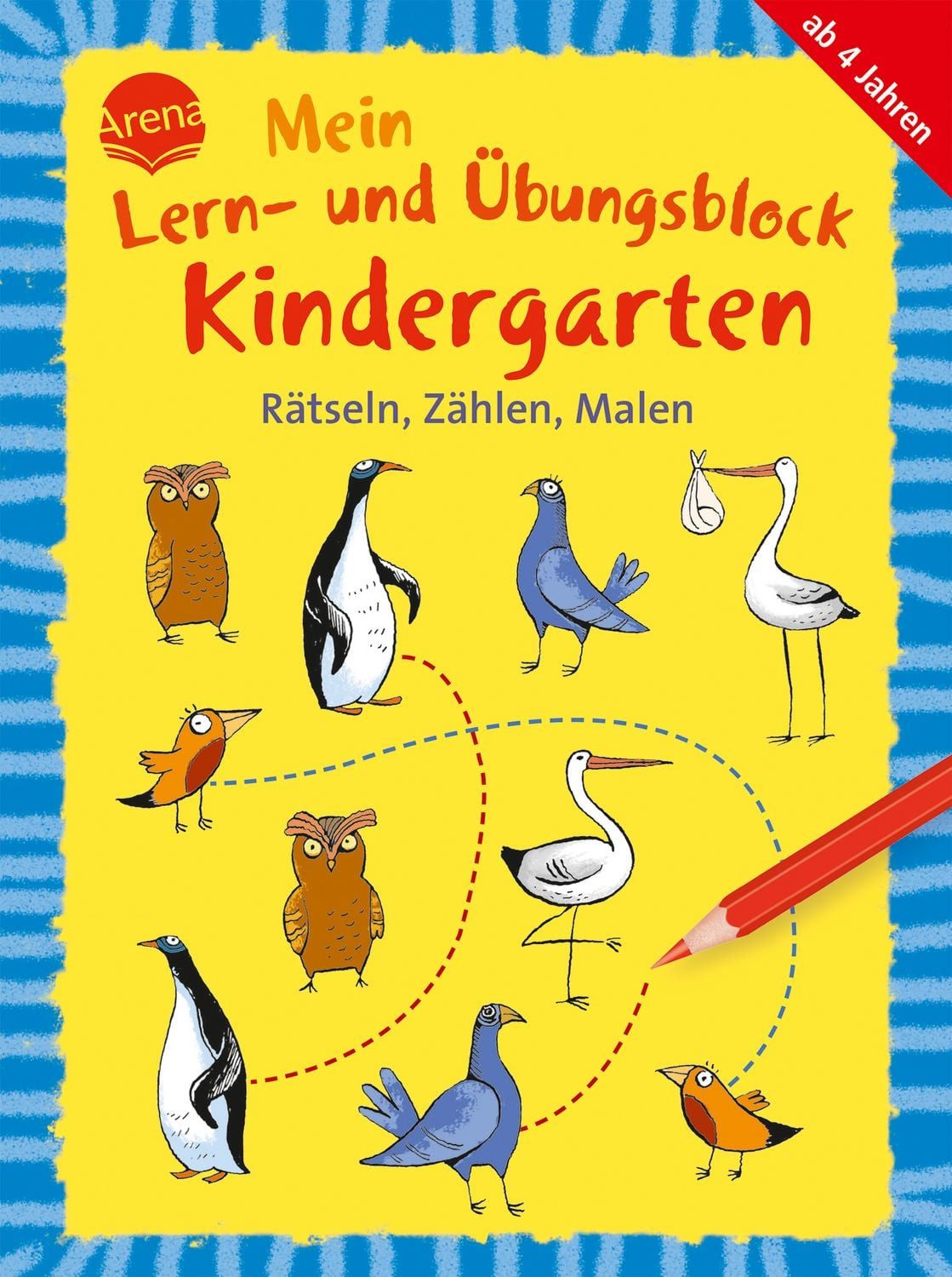 Mein Lern- und Übungsblock Kindergarten. Rätseln, Zählen, Malen / Helen Seeberg