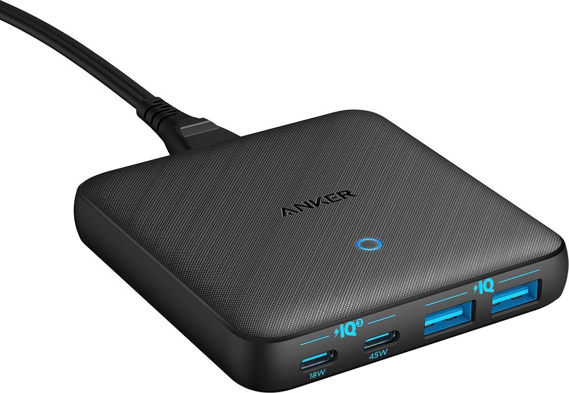 Anker PowerPort Atom III 63W Slim - Ladestation - schwarz Ladestation