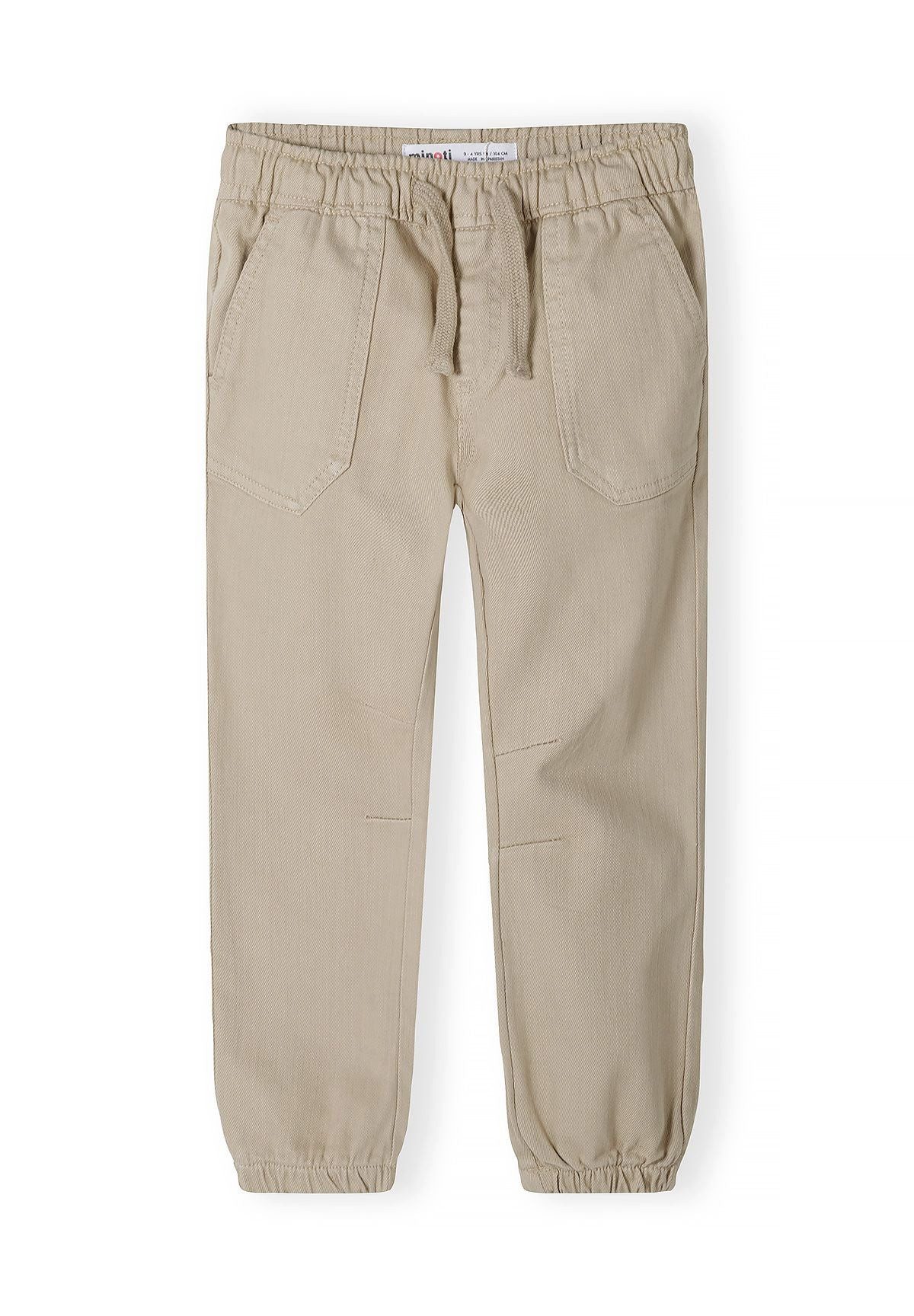 MINOTI Schlupfhose für Jungen aus Twill mit Dehnbund Beinbündchen
