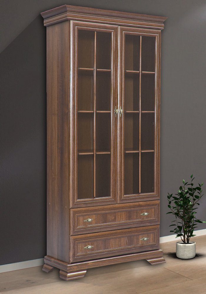 Feldmann-Wohnen Vitrine Kora (2-St) 88cm samoa King rustikal günstig online kaufen