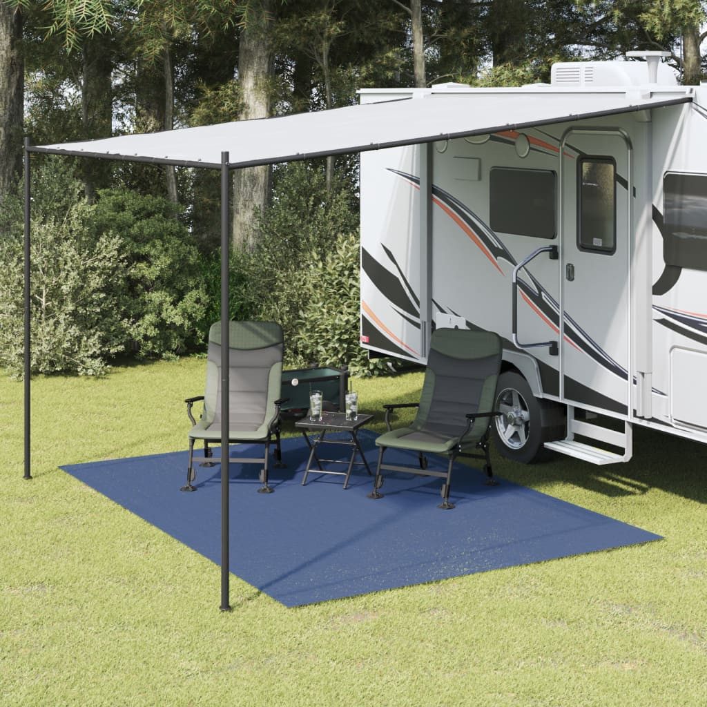 vidaXL Zeltteppiche Zeltteppich Blau 3,5x2,5 m