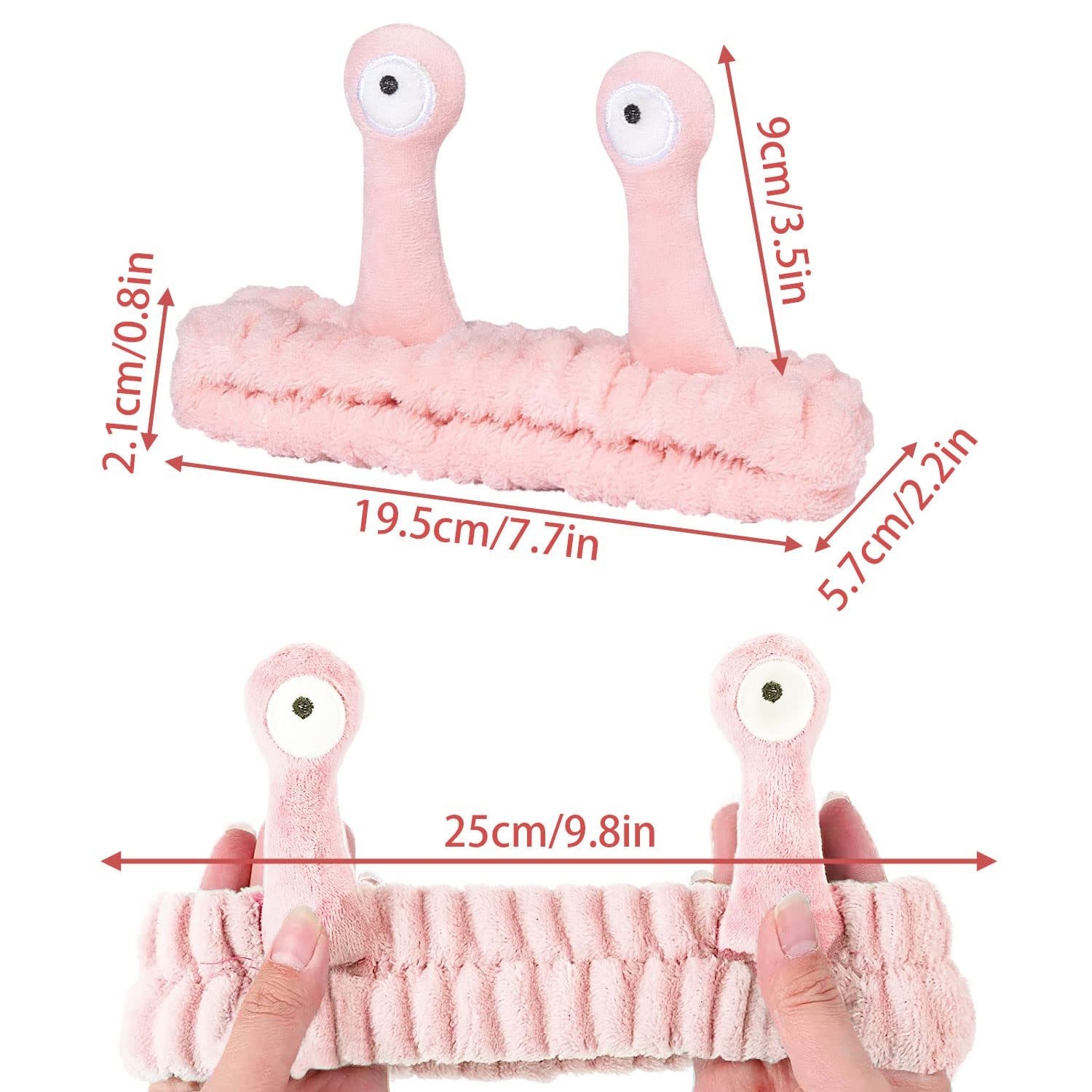 Coonoor Haargummi Korallen Fleece Elastisches Stirnband Palm Schnecken Spa günstig online kaufen