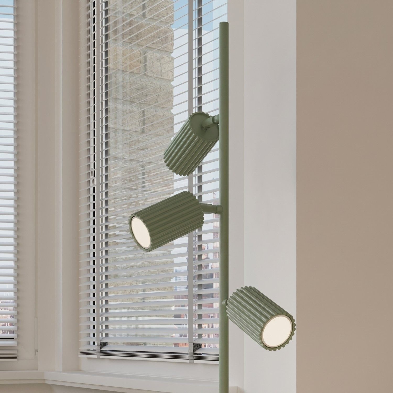 Licht-Erlebnisse Stehlampe BERTA, ohne Leuchtmittel, GU10 155 cm hoch verstellbar 3-flammig Modern Stehleuchte