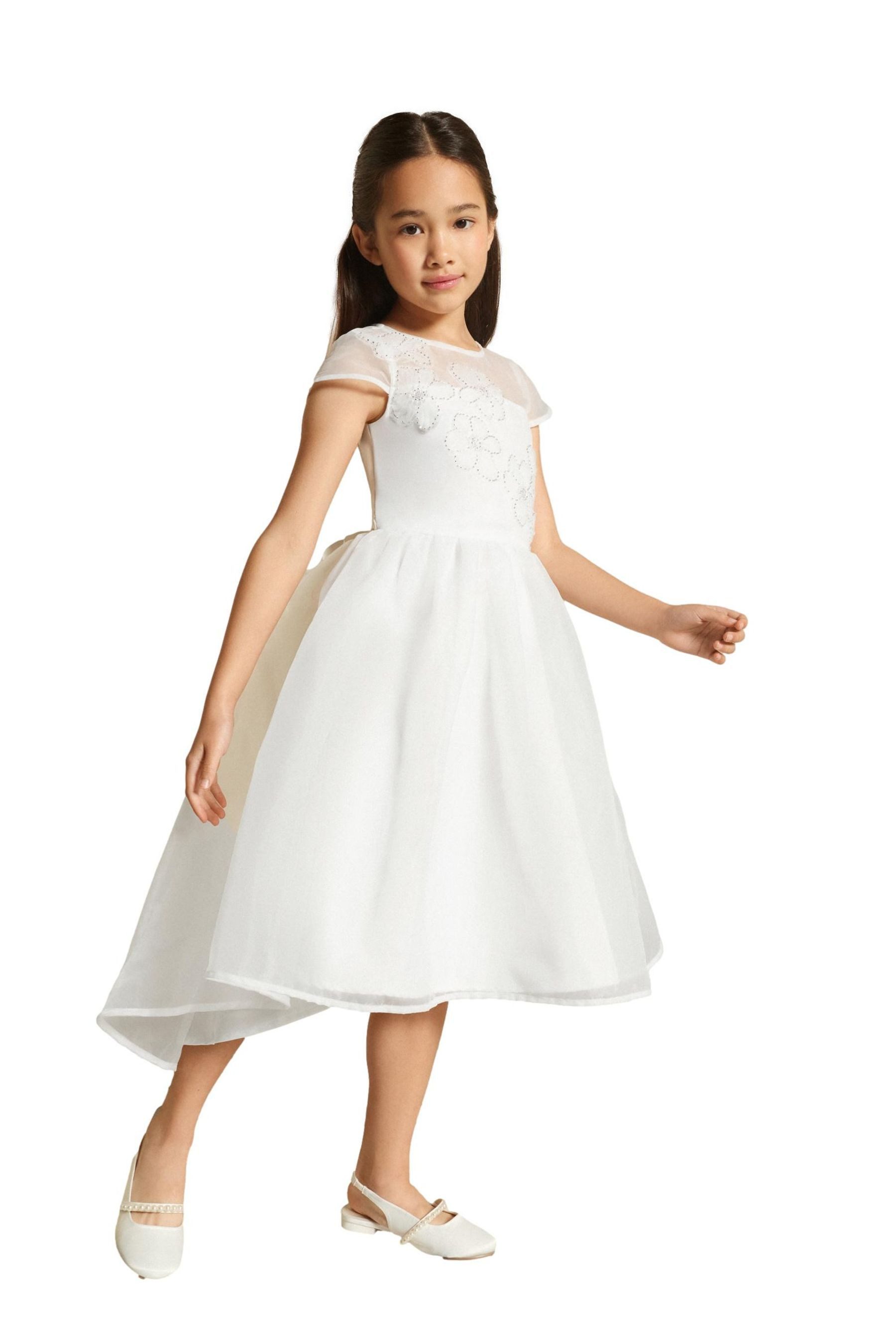 Partykleid Lipsy Festliches Kleid mit Blumenverzierung