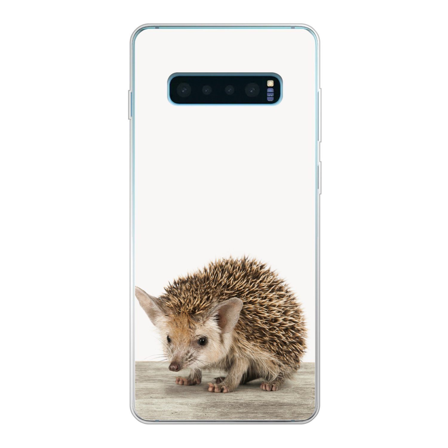 MuchoWow Handyhülle für Samsung Galaxy S10 Plus Igel - Tiere - Jungen - Mädchen, Phone Case, Silikon, Schutzhülle Dünn