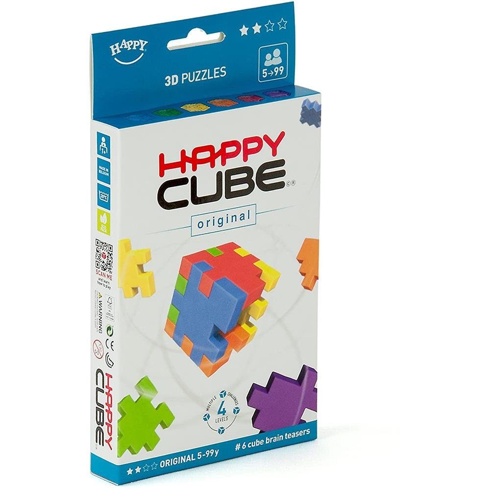 für 6er ab Box, Original Pack, HAPPY Jahren Puzzleteile, Cardboard Kinder CUBE 3D-Puzzle 5