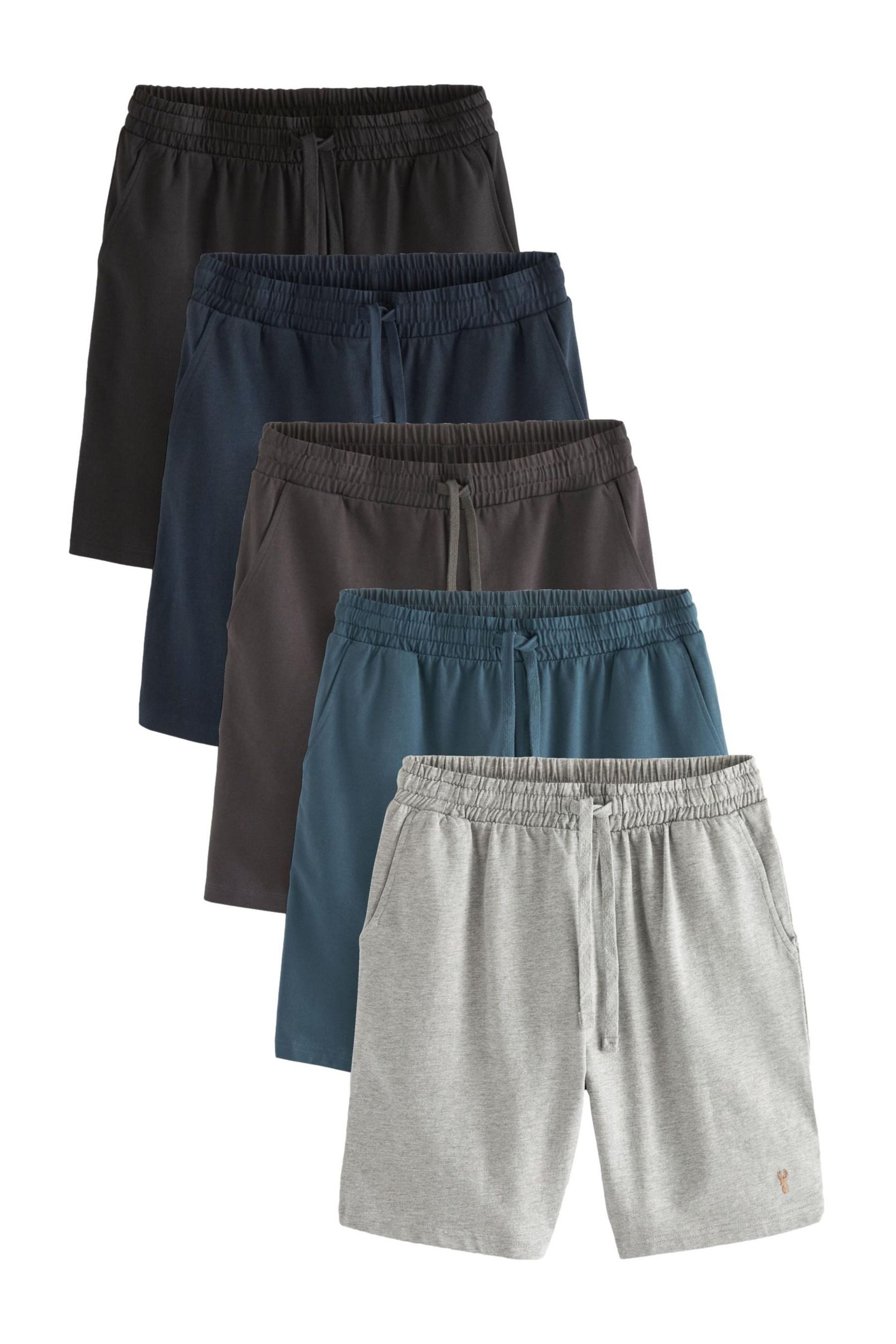 Schlafshorts Leichte Regular Fit Shorts im 5er-Pack