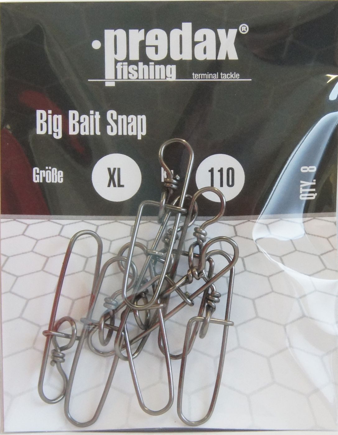Schnurverbinder Predax Big Bait Snap - 8 Snaps