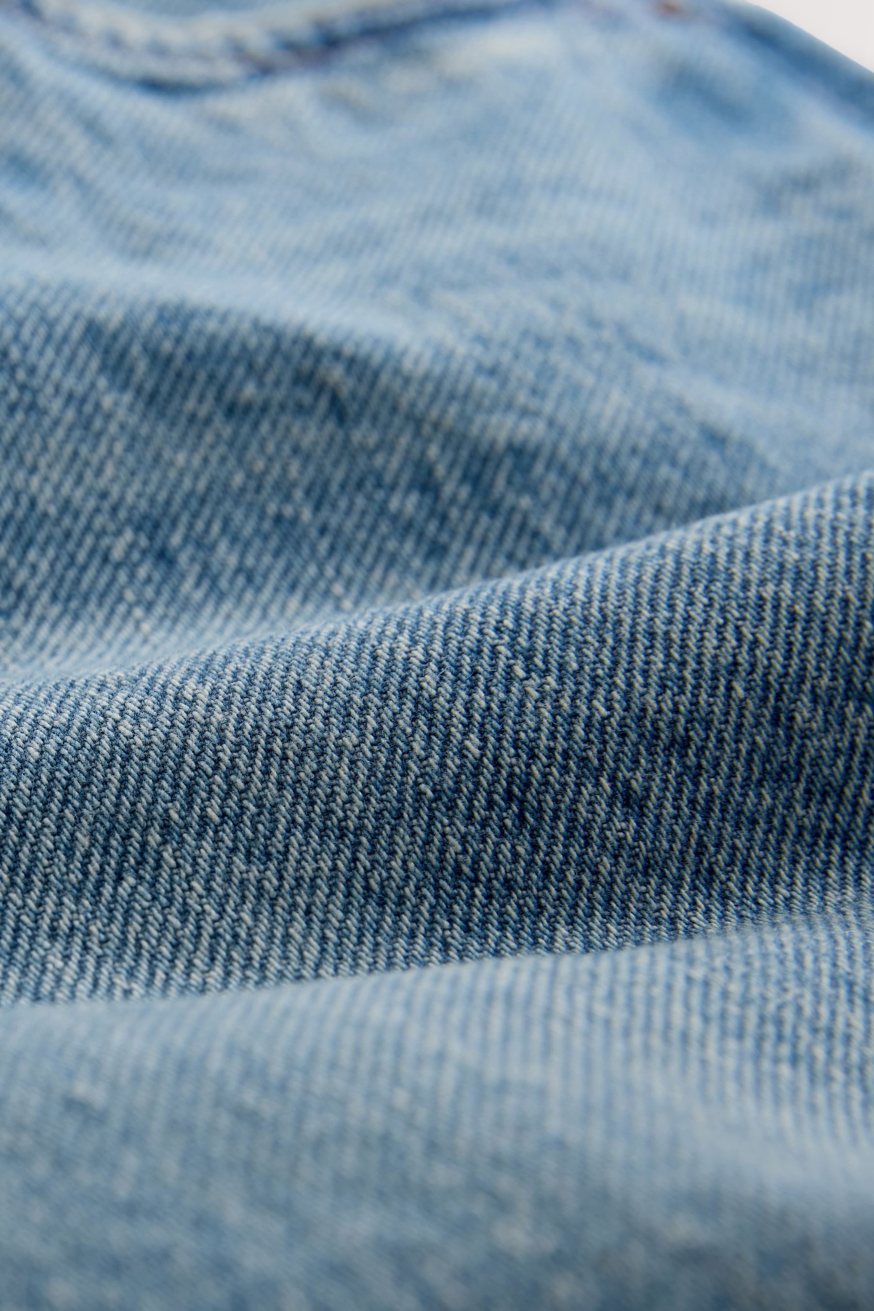 Next Gerade Jeans Knöchellange Straight Fit Jeans mit Schal (2-tlg)