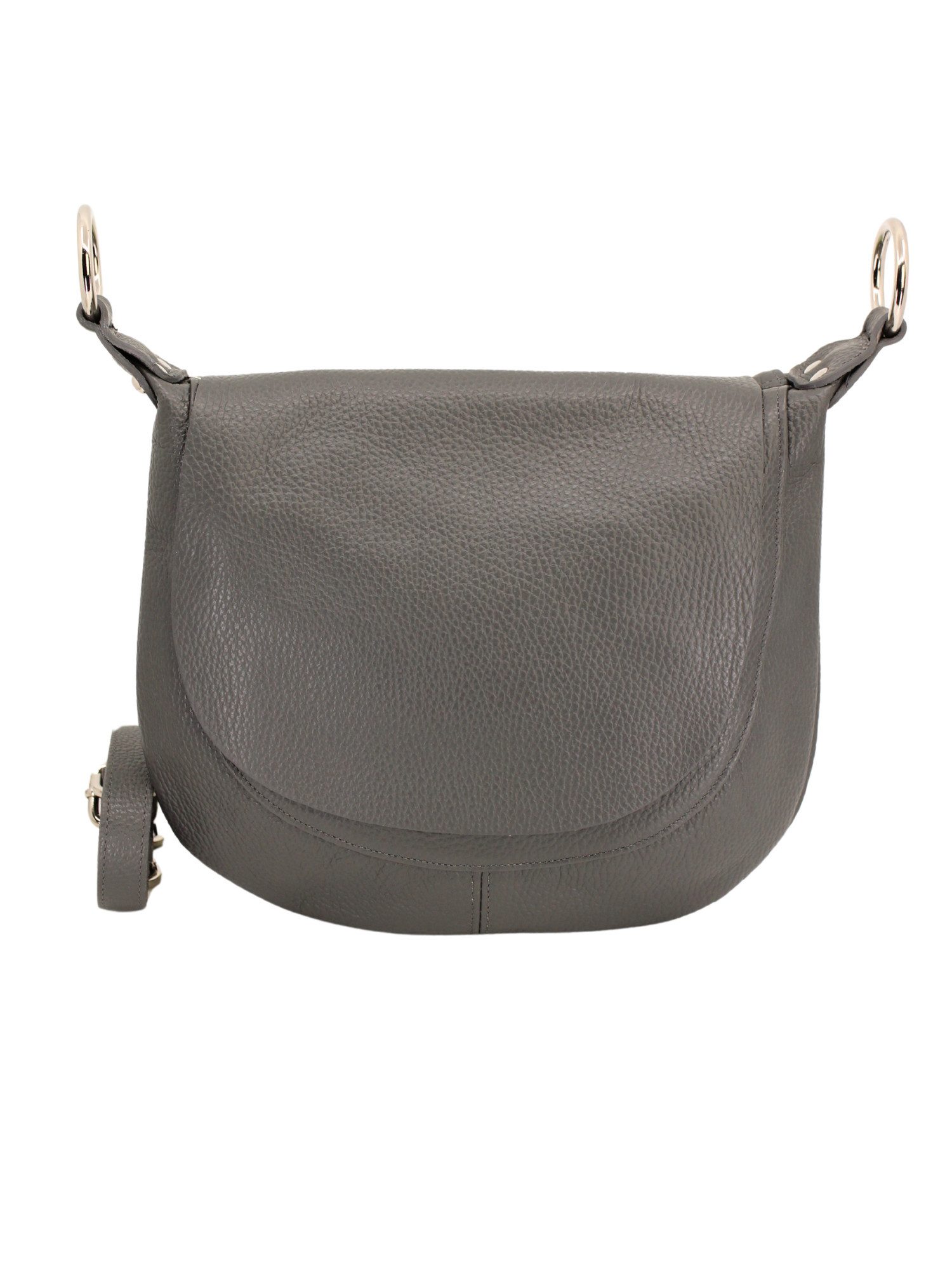 Adel Bags Schultertasche Kayla Ledertasche Made in Italy mit 2 Riemen, Zwei Tragegurte inklusive, Made in Italy