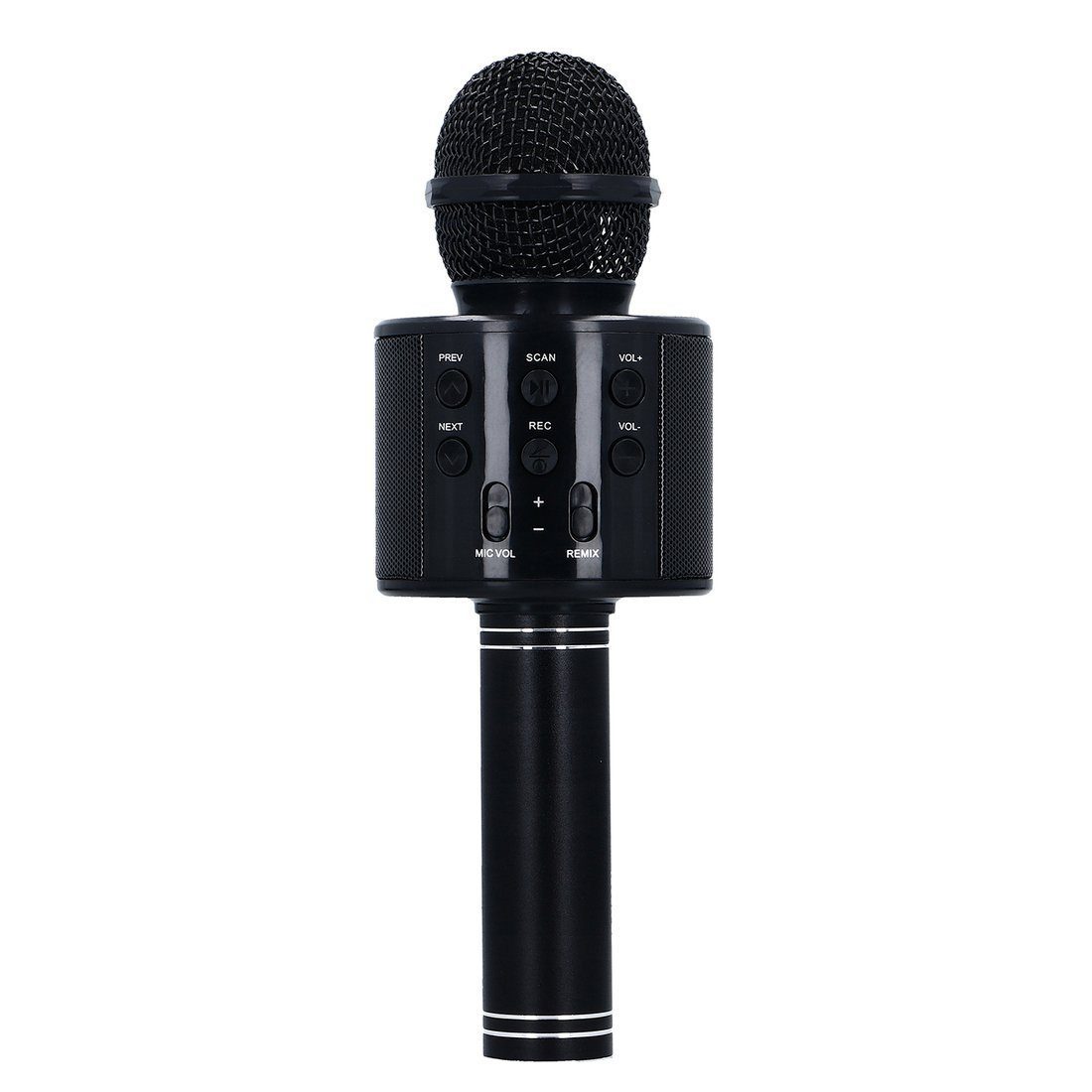 TERRATEC Karaoke Bluetooth Lautsprecher Mikrofon silber Sehr Gut 