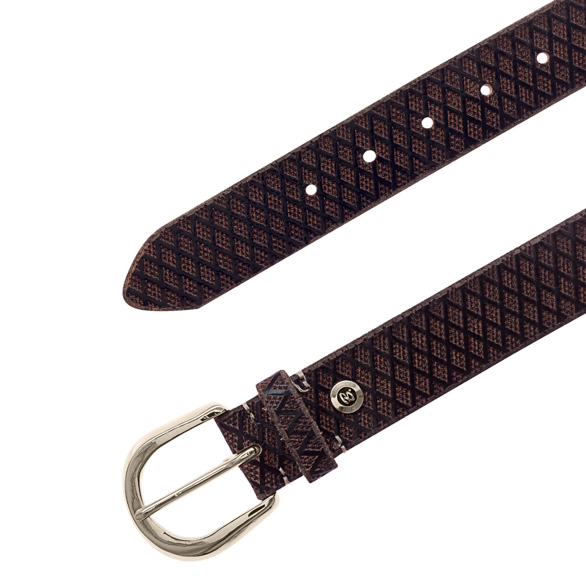 b.belt Ledergürtel Dornschließe