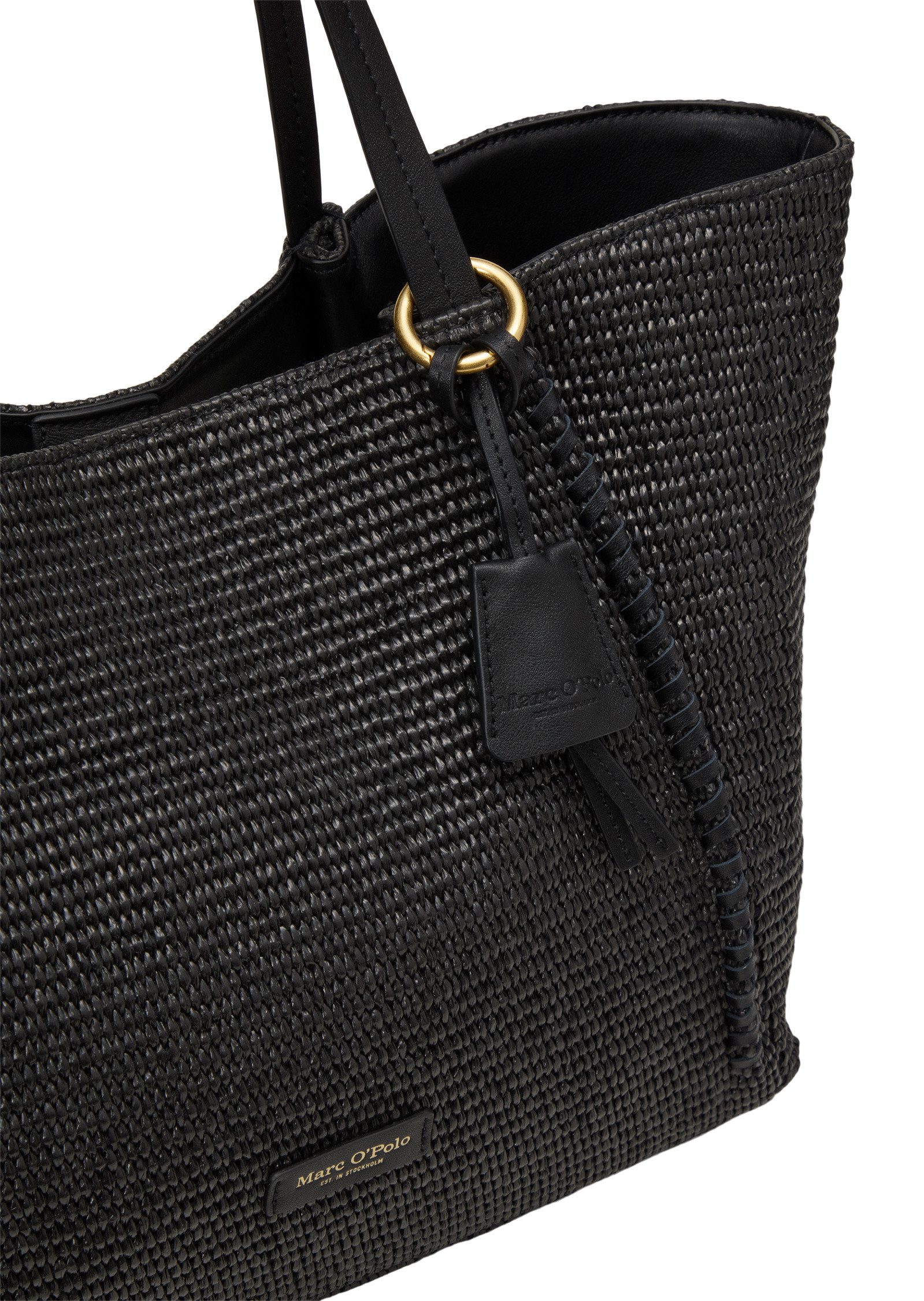 Marc O'Polo Shopper mit edlen Echtleder-Details