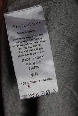 Manila Grace Shirttop Manila Grace J10575 Damen T-Shirt Gr. 1 Grau Neu