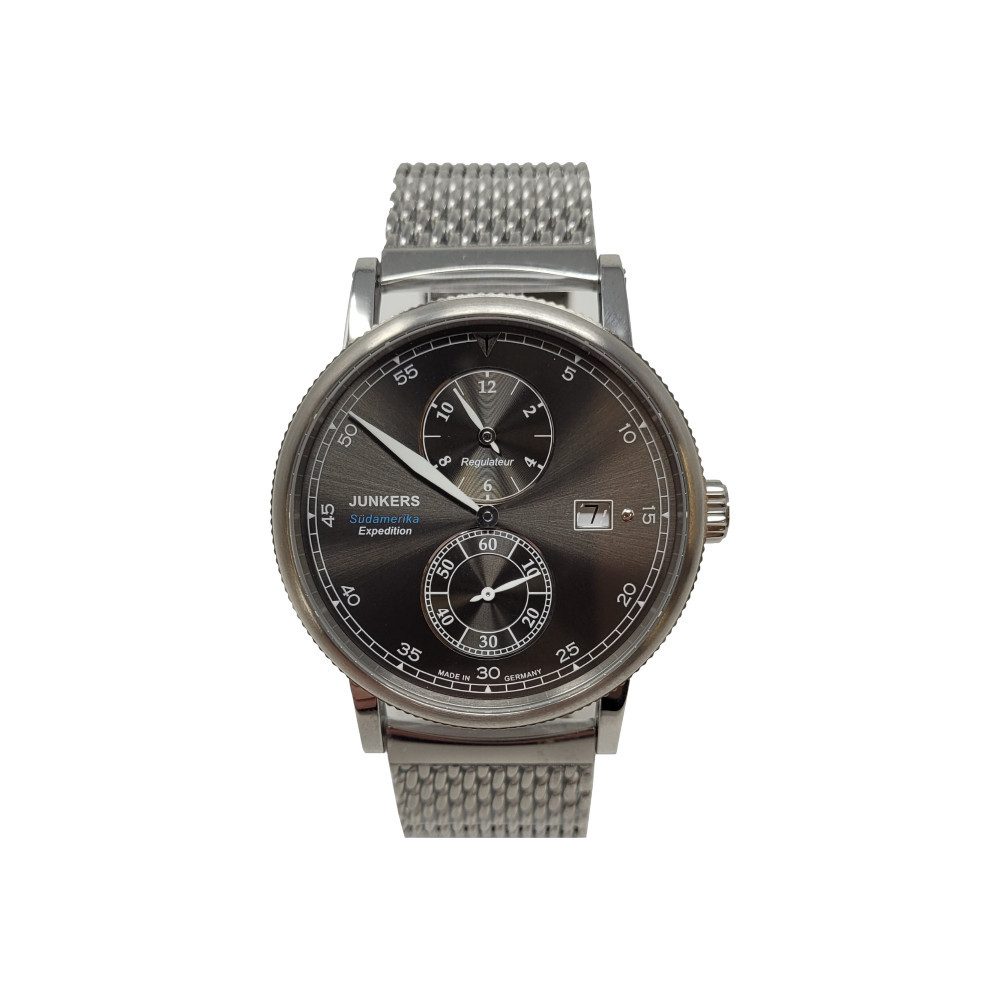 Junkers-Uhren Automatikuhr Junkers Fliegeruhr Südamerika Metallband 6512-2 6512-2, Hochwertiges Produkt mit zeitlosem Design, sorgfältiger Verarbeitung