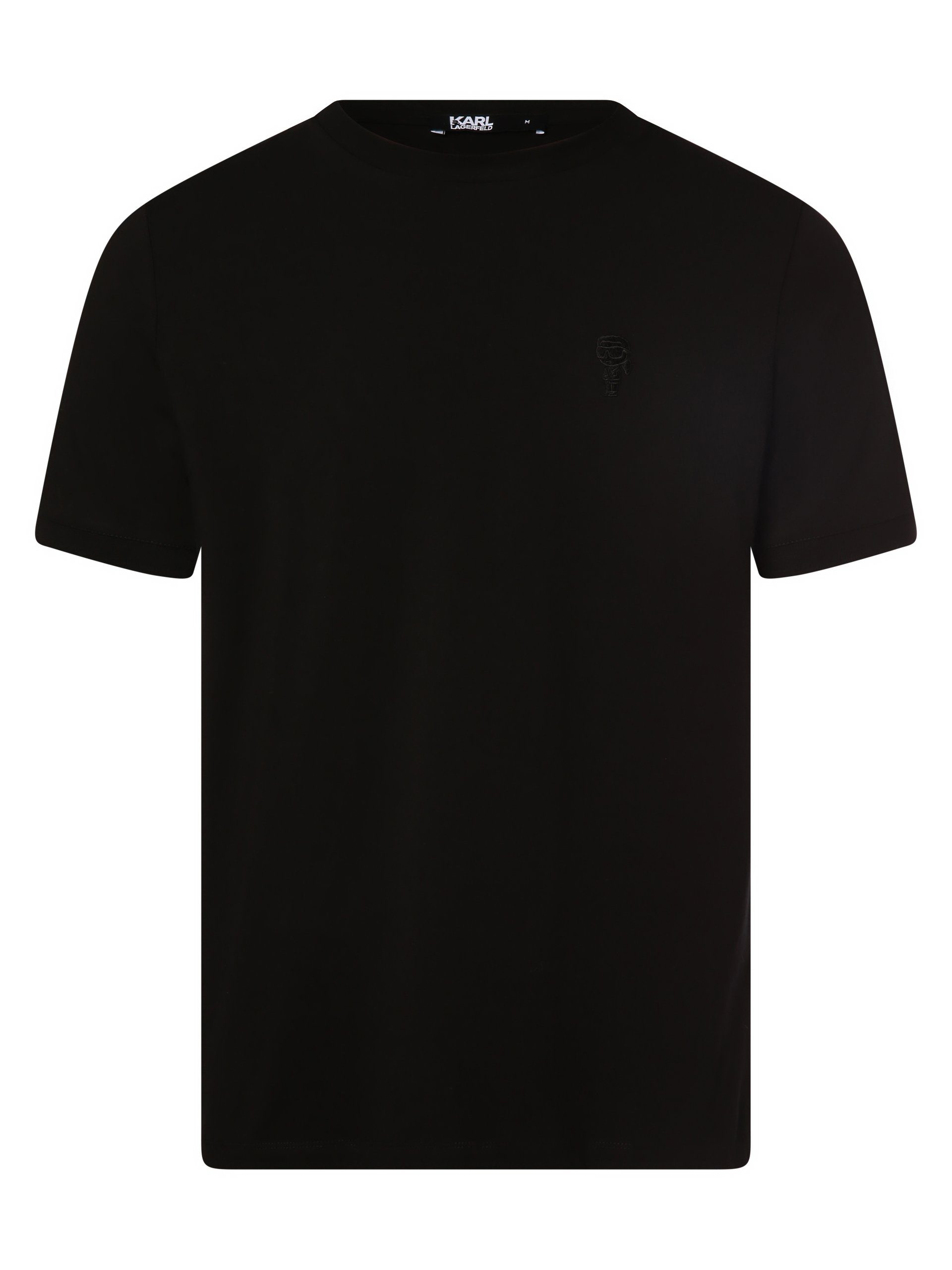 KARL LAGERFELD T-Shirt, Gerippte Bündchen