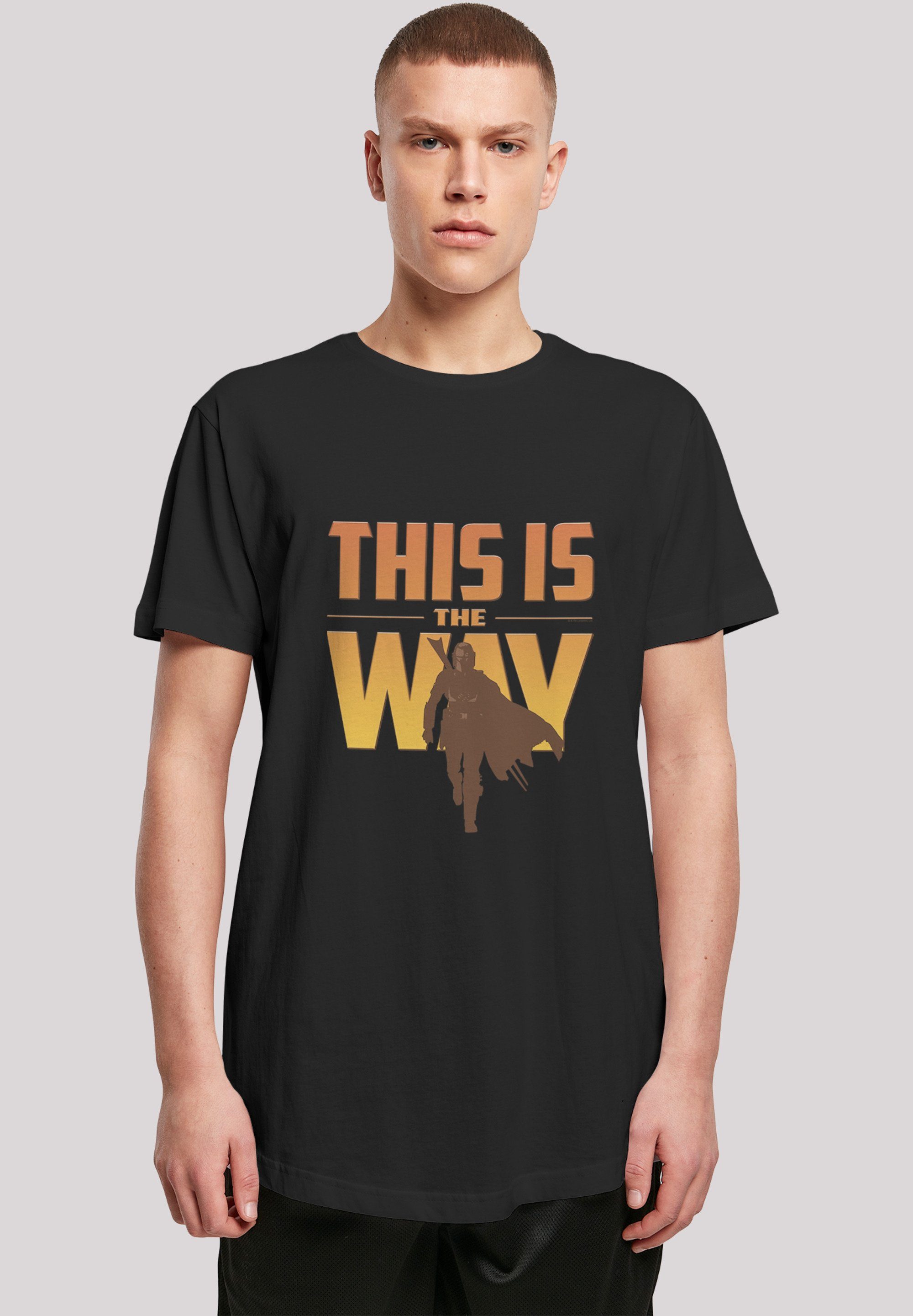 Long Mandalorian F4NT4STIC T-Shirt Is The Print Way' Shirt Wars T This Cut 'Star