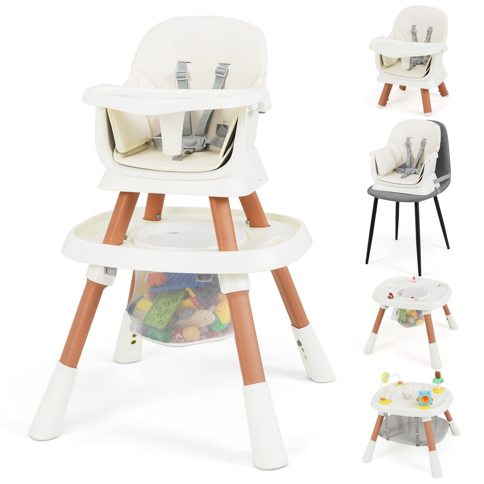 COSTWAY Hochstuhl (1 St), 16 in 1 Kinderhochstuhl, Babystuhl für Kinder ab günstig online kaufen