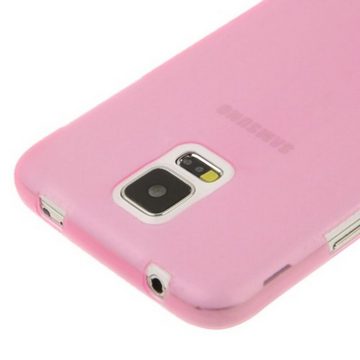 König Design Handyhülle Samsung Galaxy S5 / S5 Neo, Samsung Galaxy S5 / S5 Neo Handyhülle Backcover Rosa