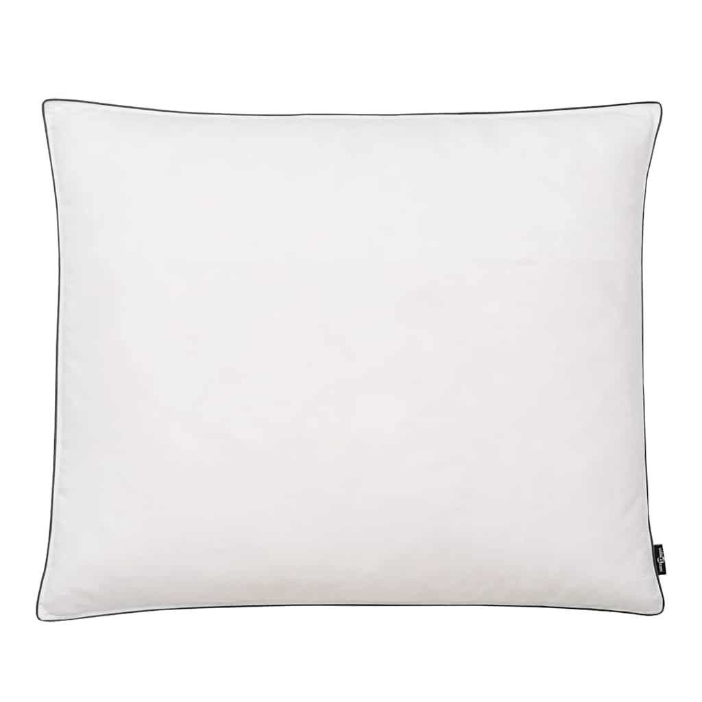 vidaXL Kopfkissen Kissen 2 Stk. Daunen-/Federfüllung Leicht 70x60 cm Weiß, Bezug: Faser