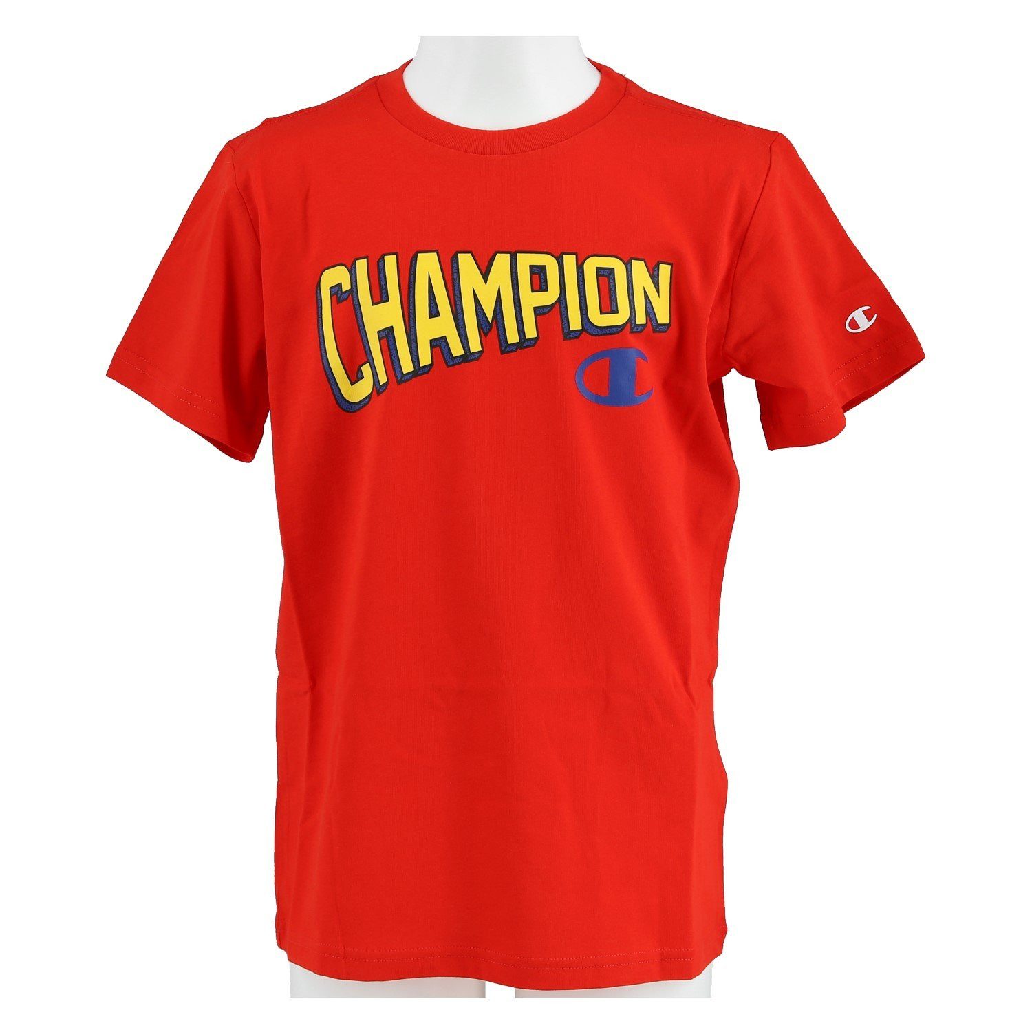 T-Shirt Freizeit (Baumwolle) Champion Super Graphic Print rot Jungen