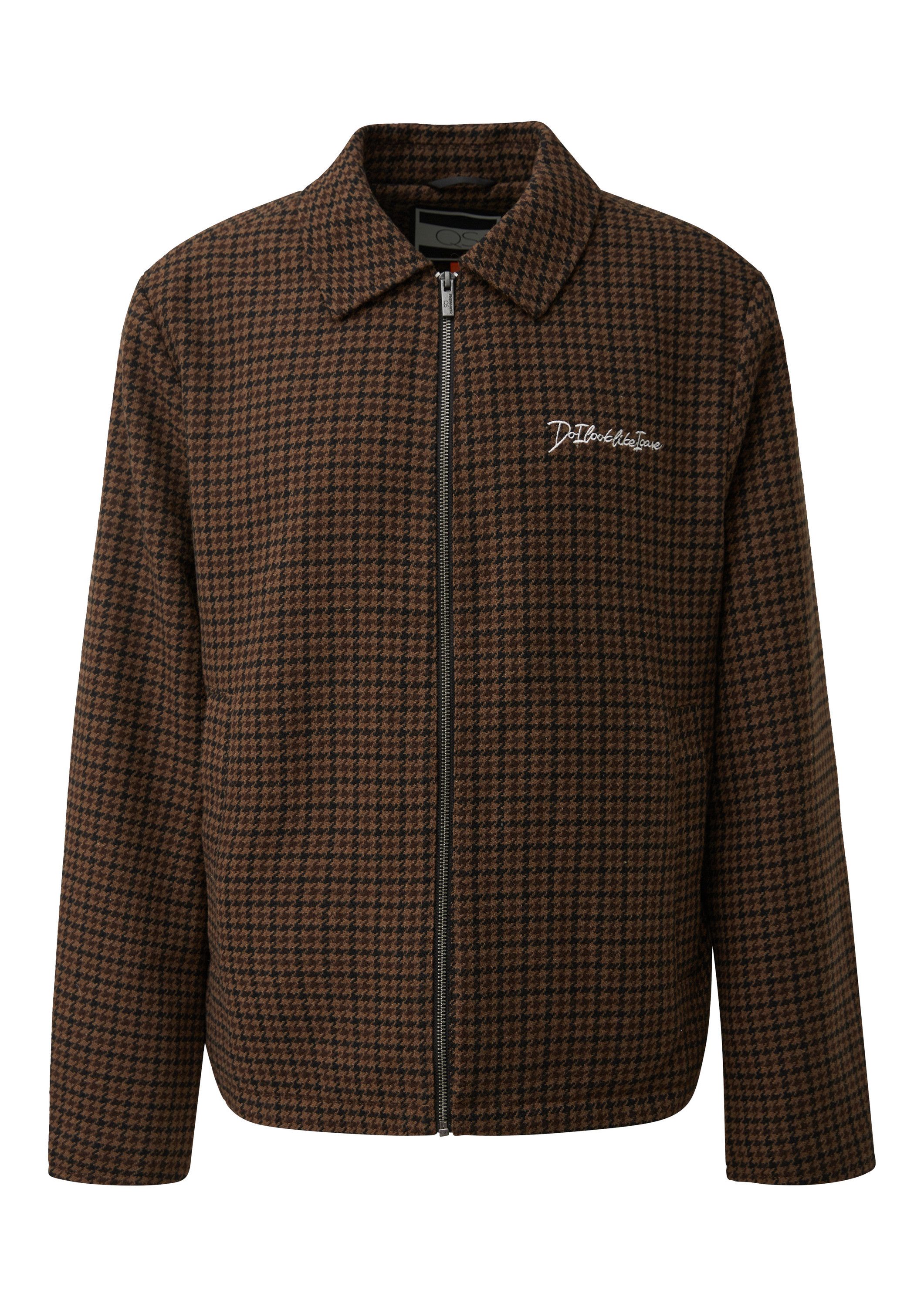 QS Funktionsjacke Outdoor-Jacke Hemdjacke aus Wollmischung günstig online kaufen