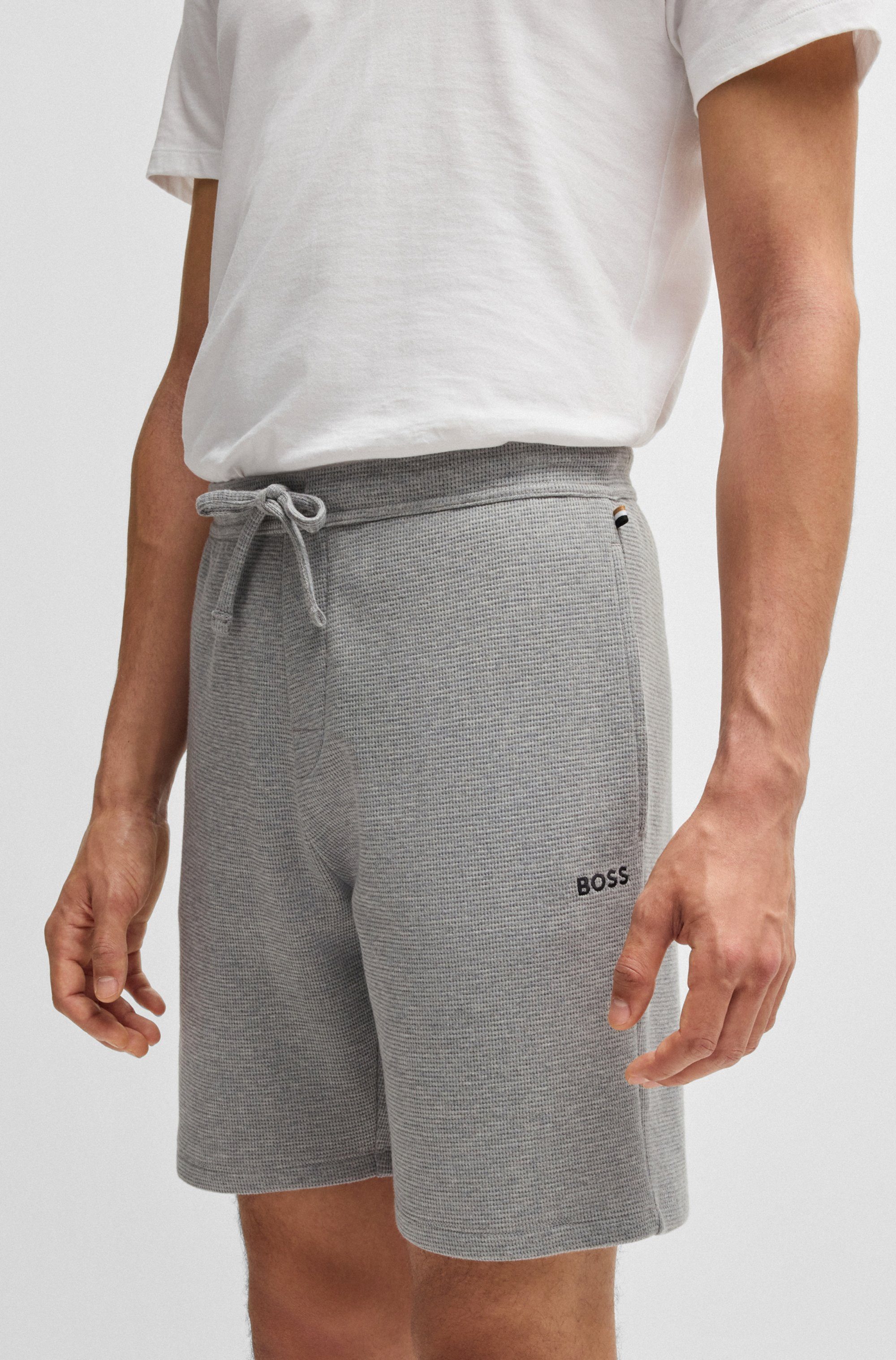 BOSS Pyjamashorts Waffle Shorts