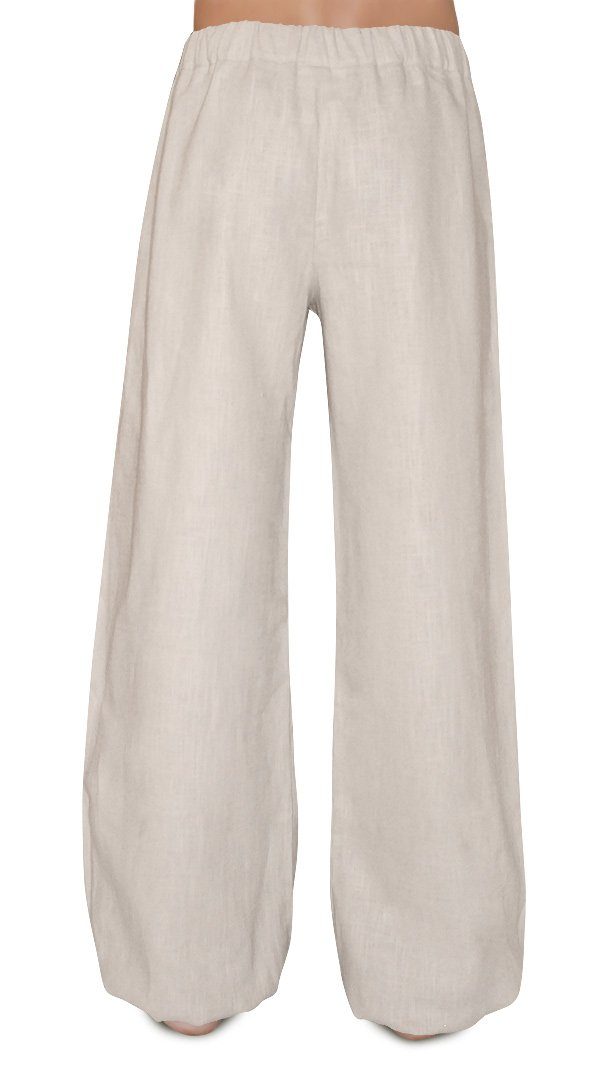 SCHAZAD beige Leinenhose Leinenhose DELIGHT