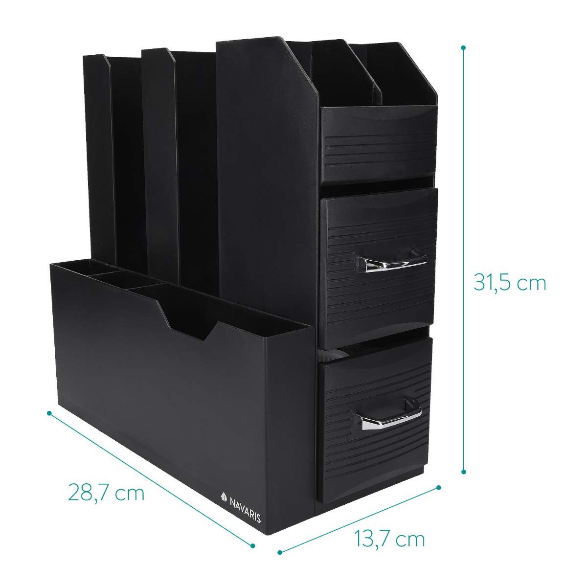 Navaris Kapselspender Navaris Kaffee Organizer mit Fächern für Kaffeezubehör – Bild 4 von 5