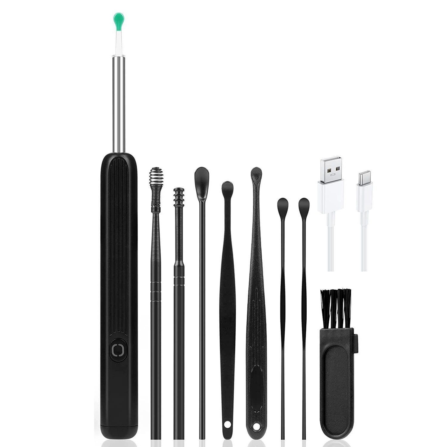 Ohrenreiniger Ohrenschmalz Entferner Otoskop Wifi Ohrenreiniger Kamera,IP67,6 LED
