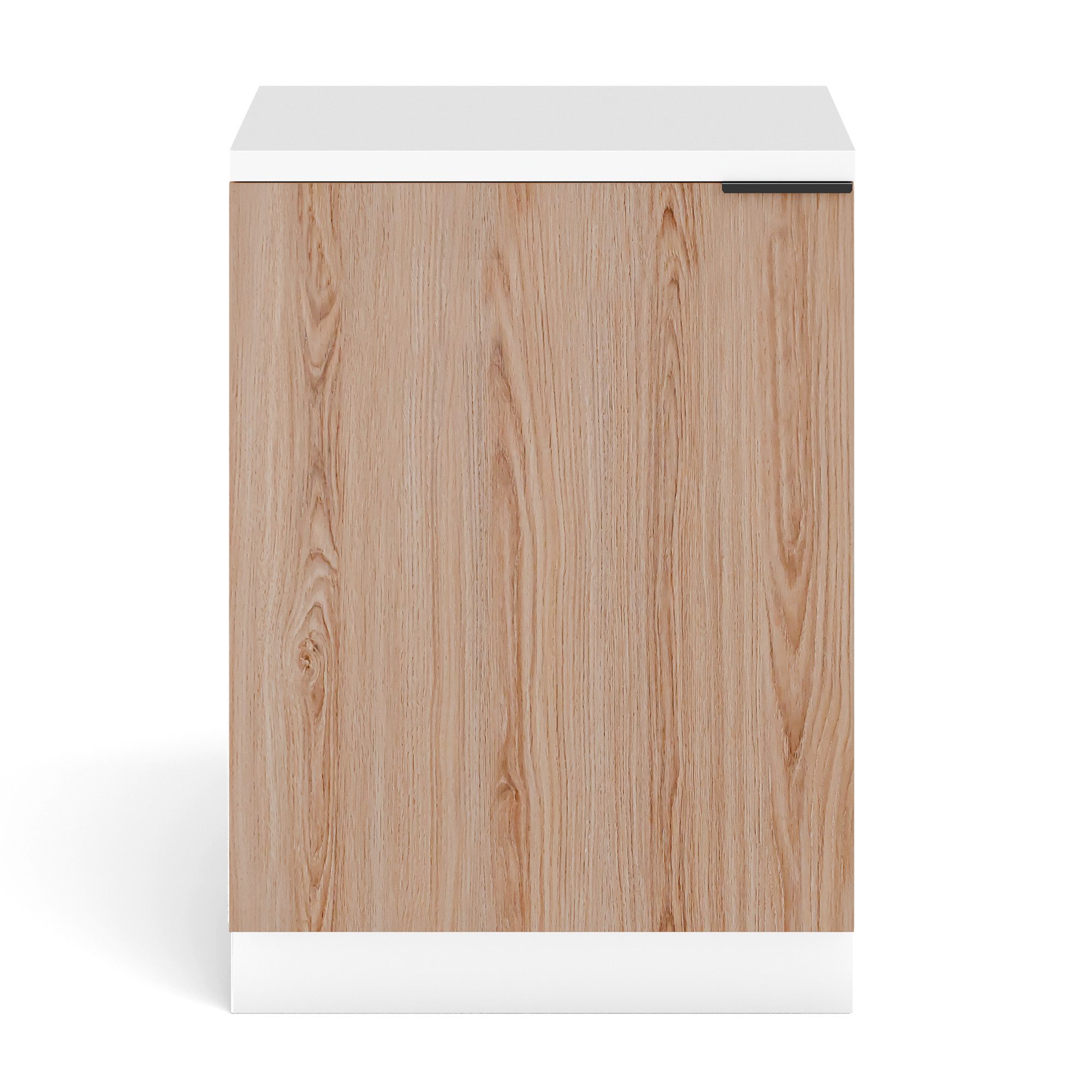 blumfeldt Spülenunterschrank WoodVista (Set) Unterschrank Schubladen 60cm Metallgriff Arbeitsplatte