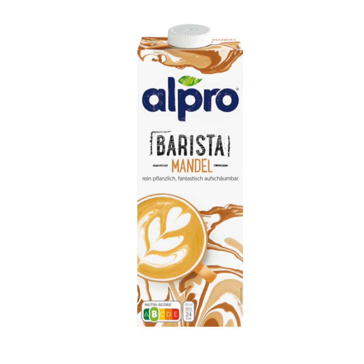 Alpro Milchmischgetränk, Alpro Barista Mandeldrink nussig und aufschäumbar UHT 1 Liter