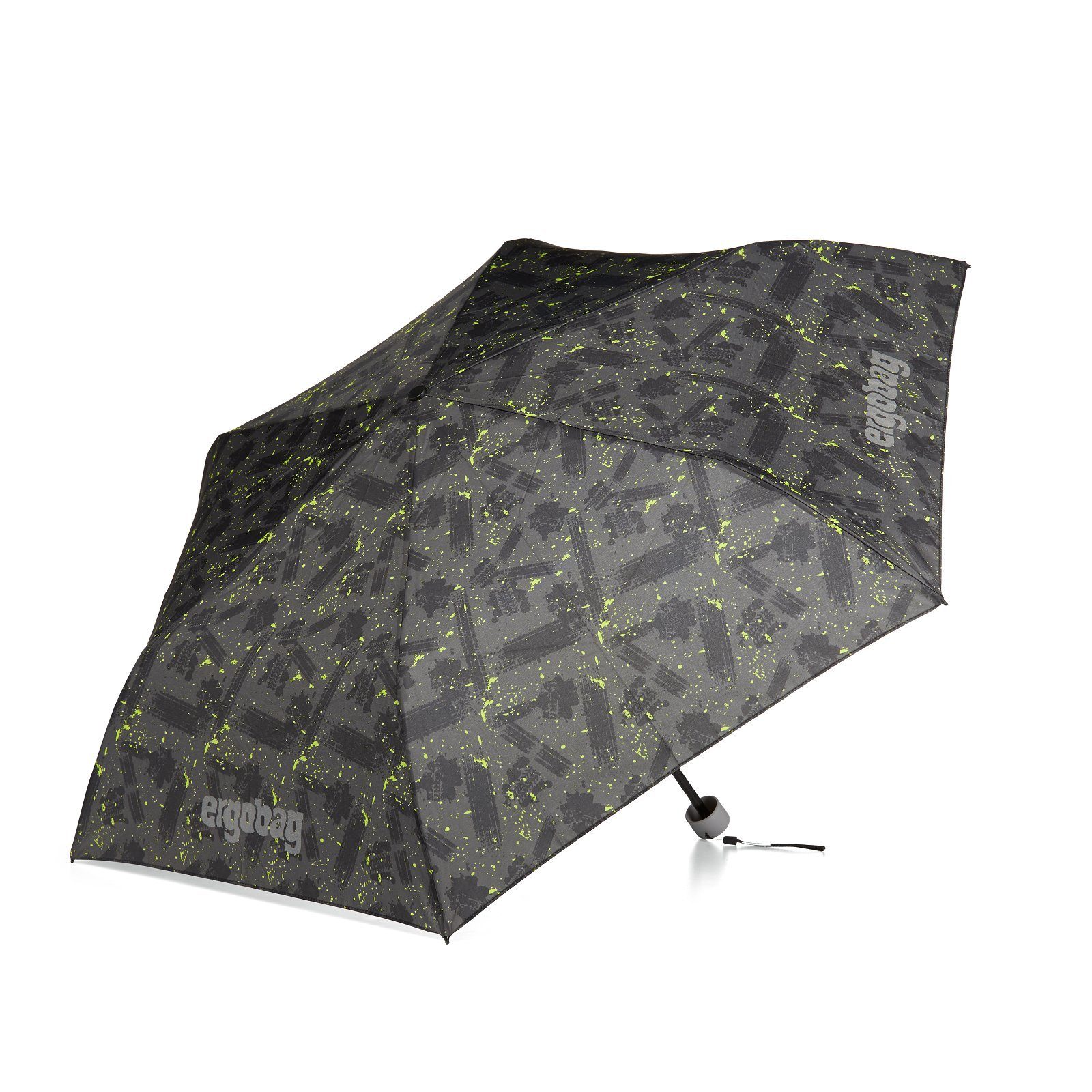 ergobag Taschenregenschirm Kinder-Regenschirm, Refektierend MähdreschBär | Taschenschirme