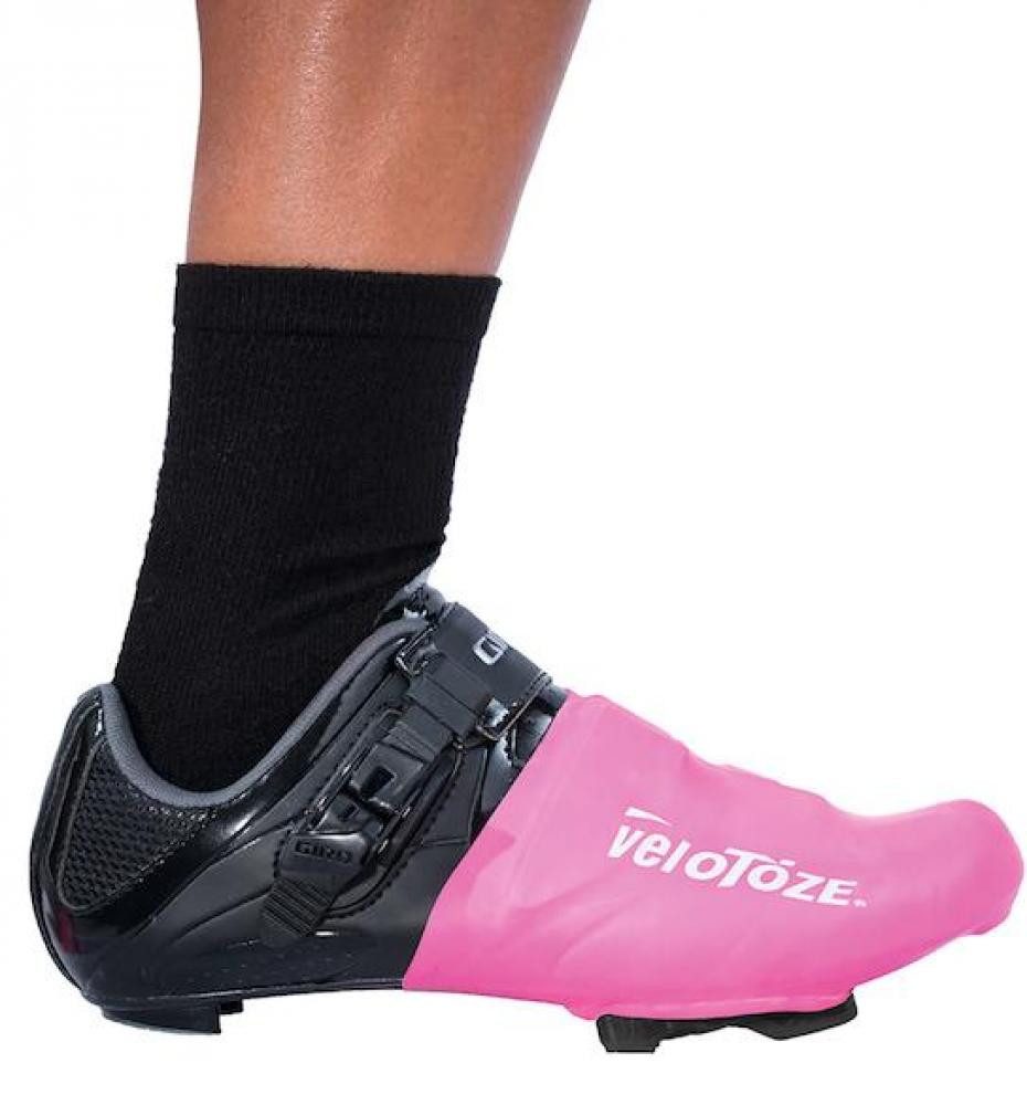 Velotoze Fahrrad-Überschuh VeloToze Überschuh Toe onesize pink - wasserdichter Zehenschutz für Re