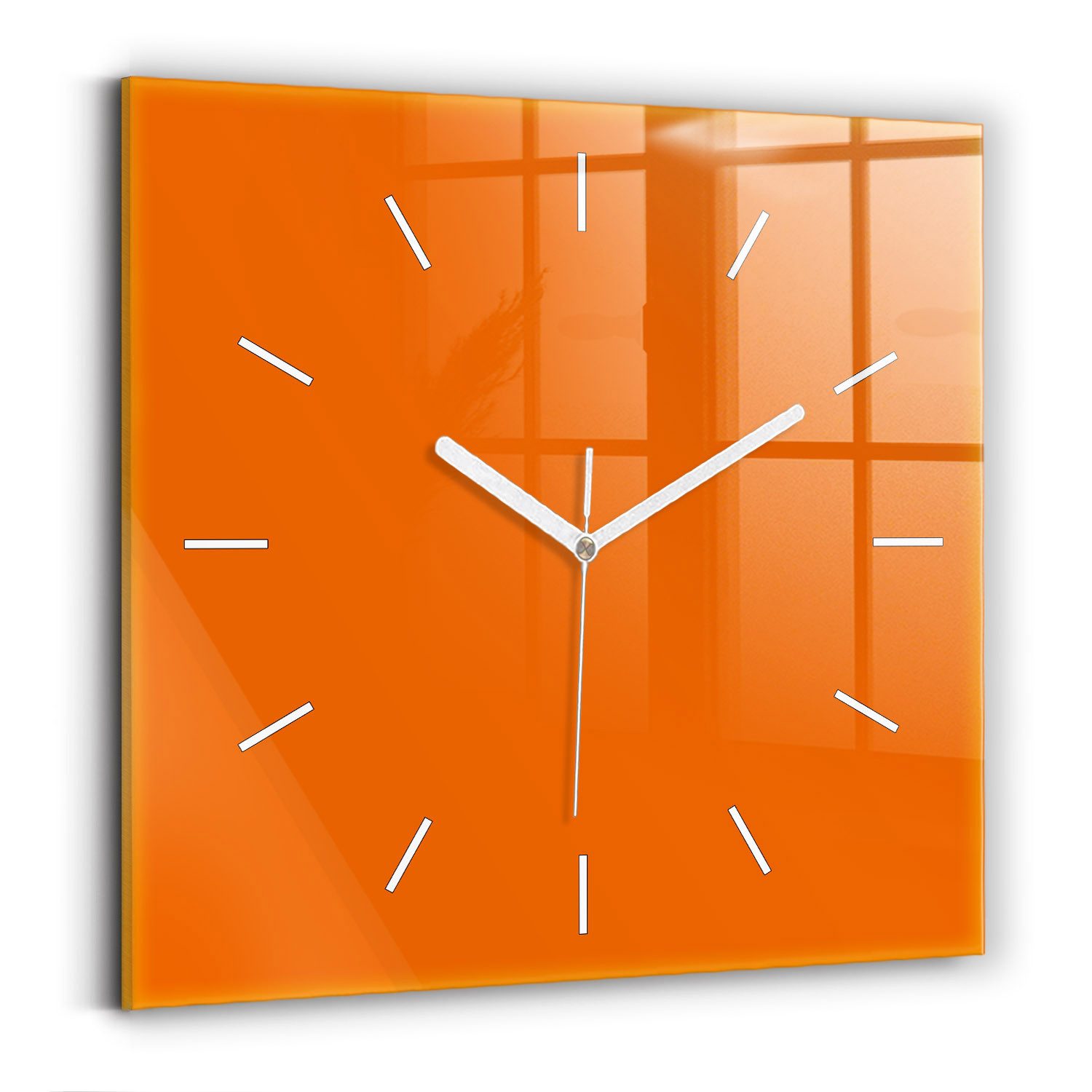Tulup Wanduhr Glasuhr Modernistische Glaswanduhr 30x30cm günstig online kaufen