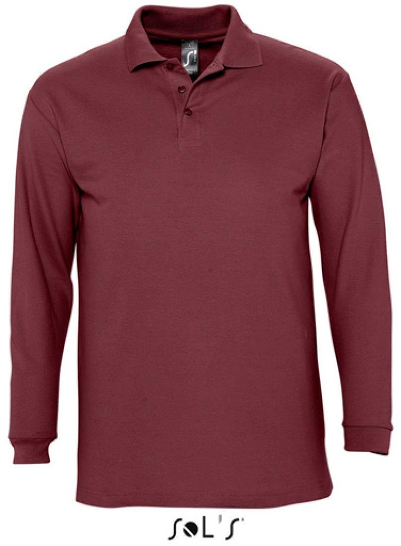 SOLS Langarm-Poloshirt Herren Longsleeve Poloshirt Winter II