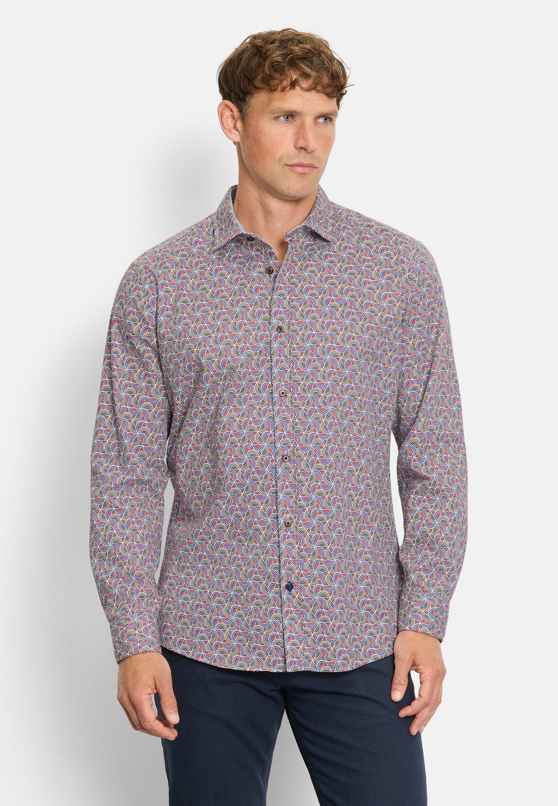 OLYMP Langarmhemd OLYMP Casual, regular fit, Kent