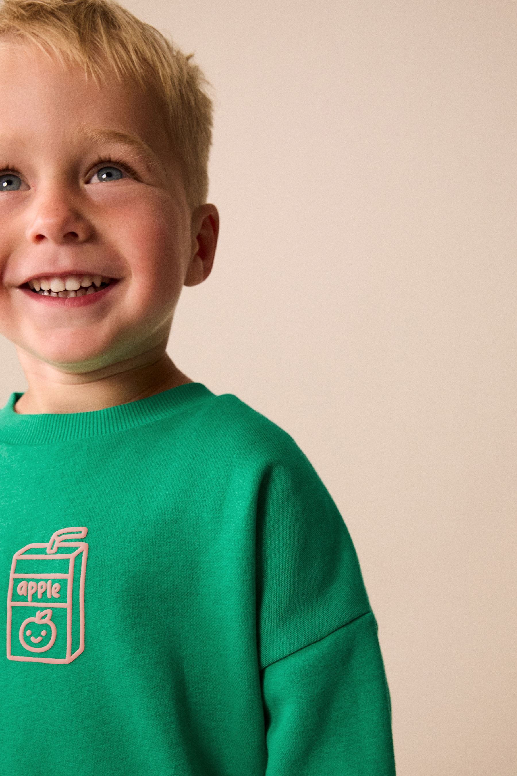 Next Sweater Sweatshirt mit Aufdruck (1-tlg) – Bild 3 von 5