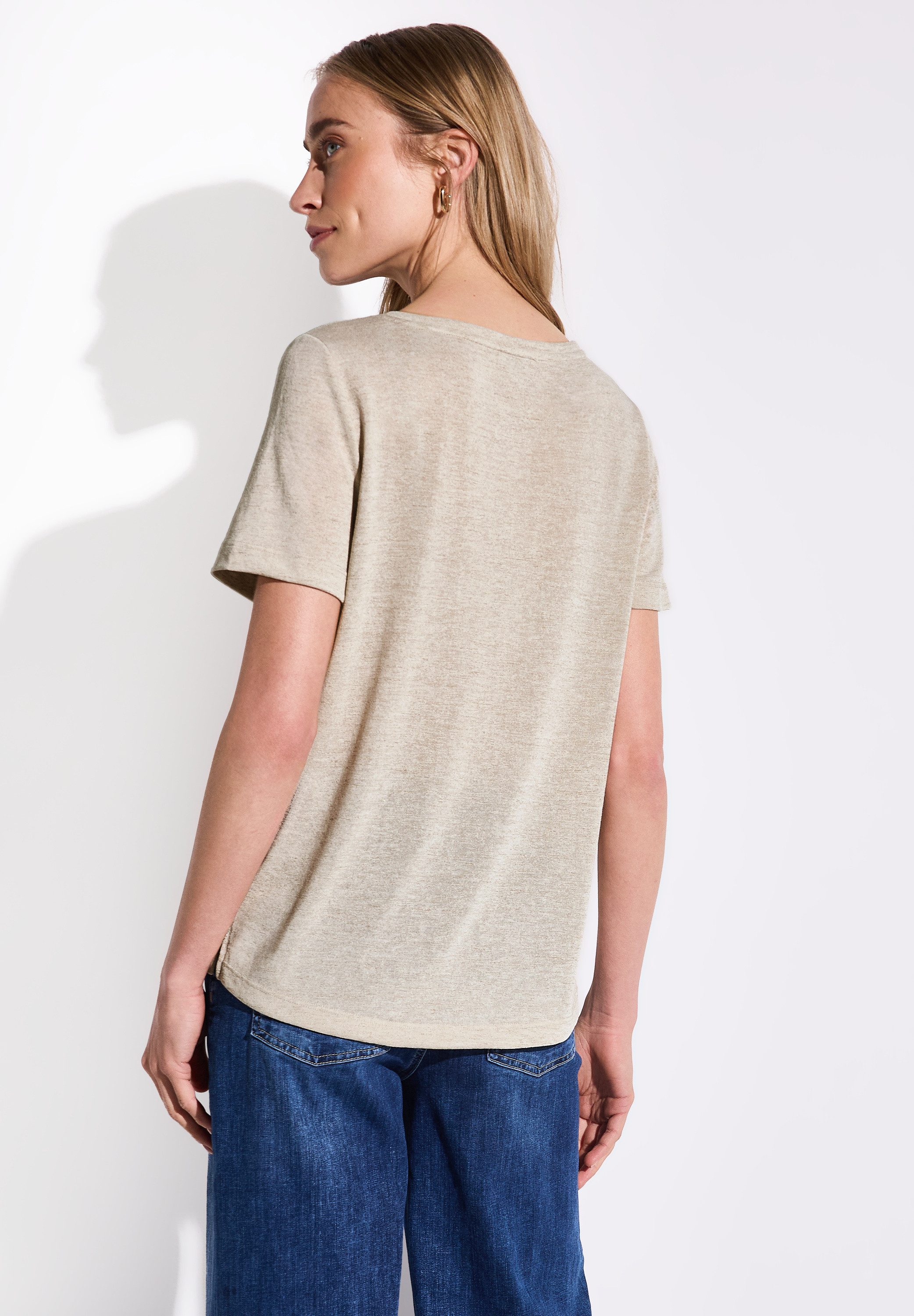 STREET ONE T-Shirt mit Folien-Print günstig online kaufen