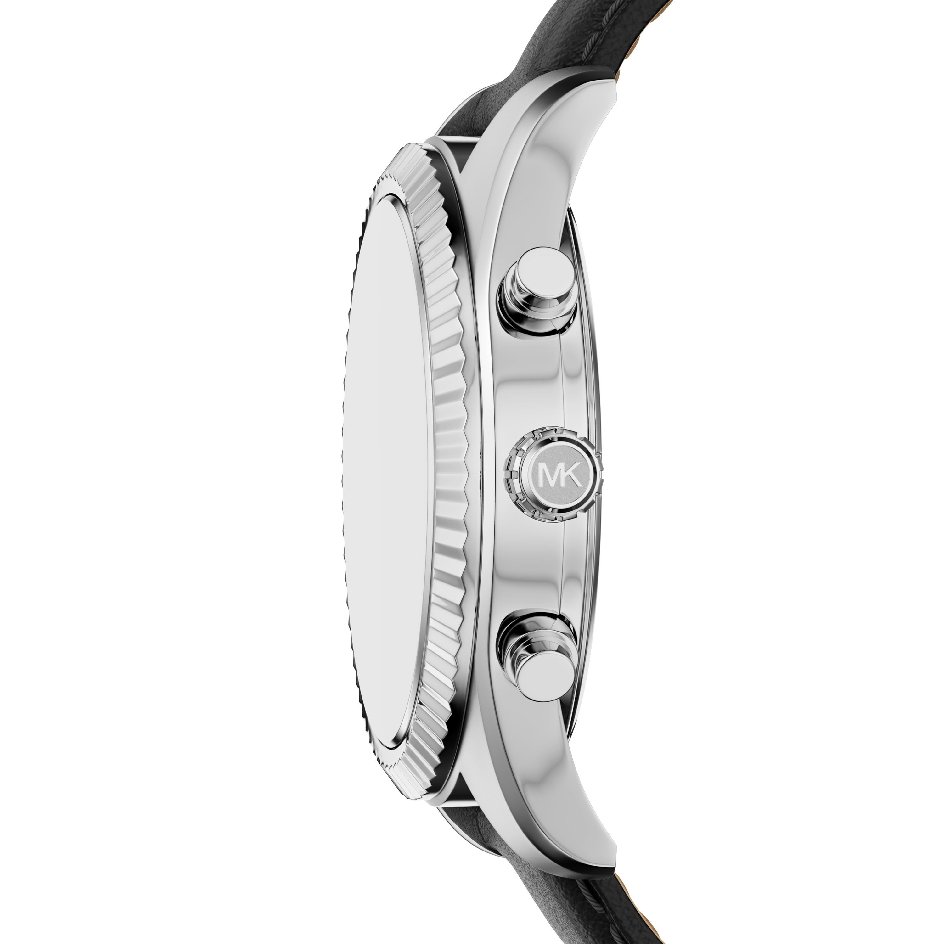 MICHAEL KORS Chronograph LEXINGTON MK9256, Quarzuhr, Armbanduhr, Herrenuhr, Lederarmband, analog, Tag