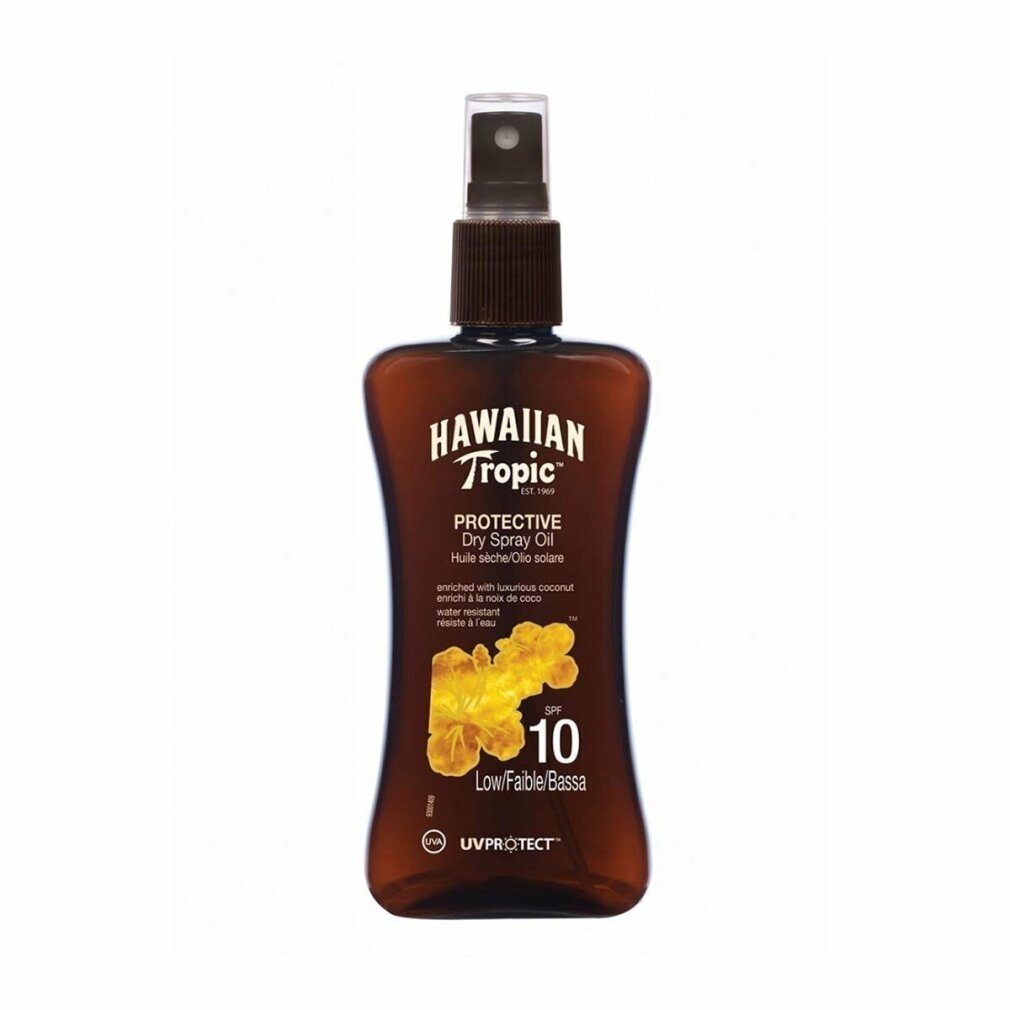 Hawaiian Tropic Sonnenschutzpflege Protective Dry Spray Oil Spf10 Low 200ml