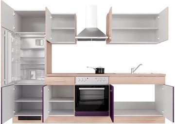 Flex-Well Küche Portland, wahlw. mit E-Geräten, Breite 270 cm, viele Farbvarianten erhältlich