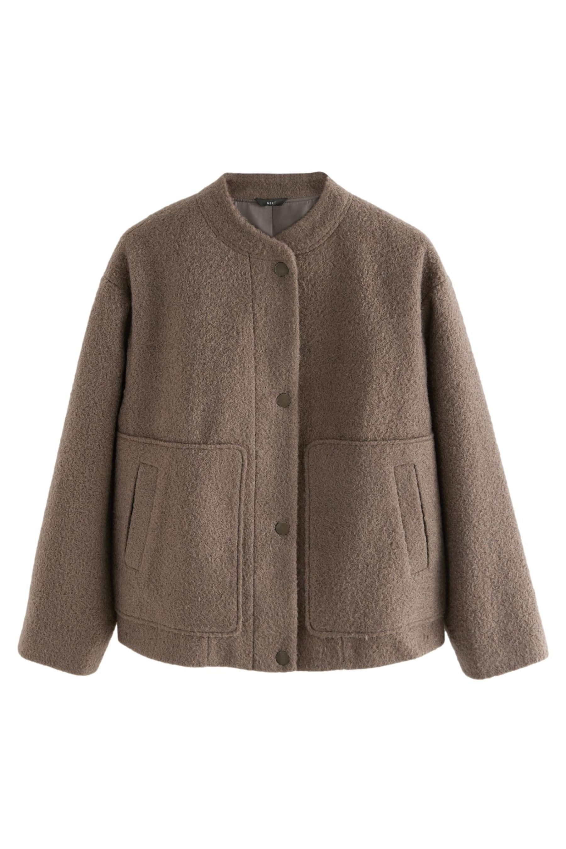 Blouson Strukturierte Bomberjacke