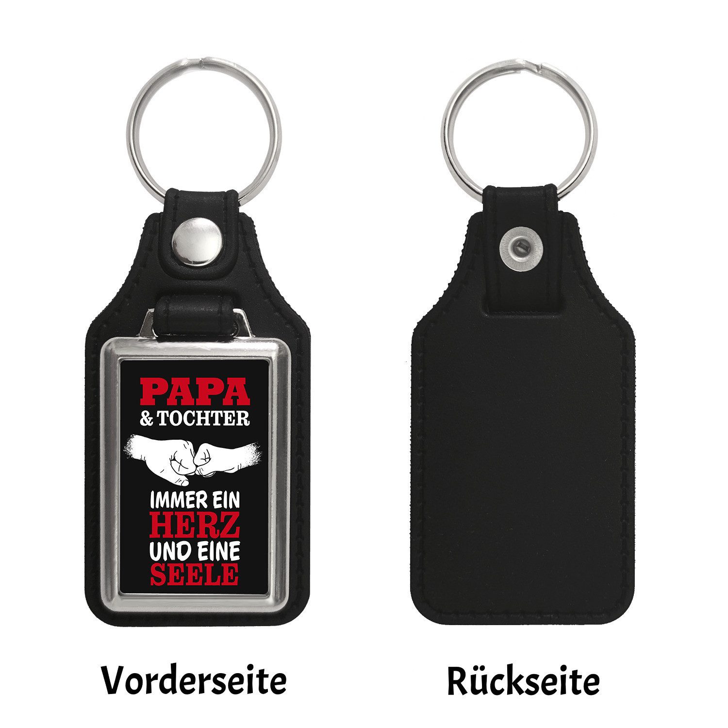 speecheese Schlüsselanhänger Papa & Tochter ein Herz und eine Seele Schlüss günstig online kaufen