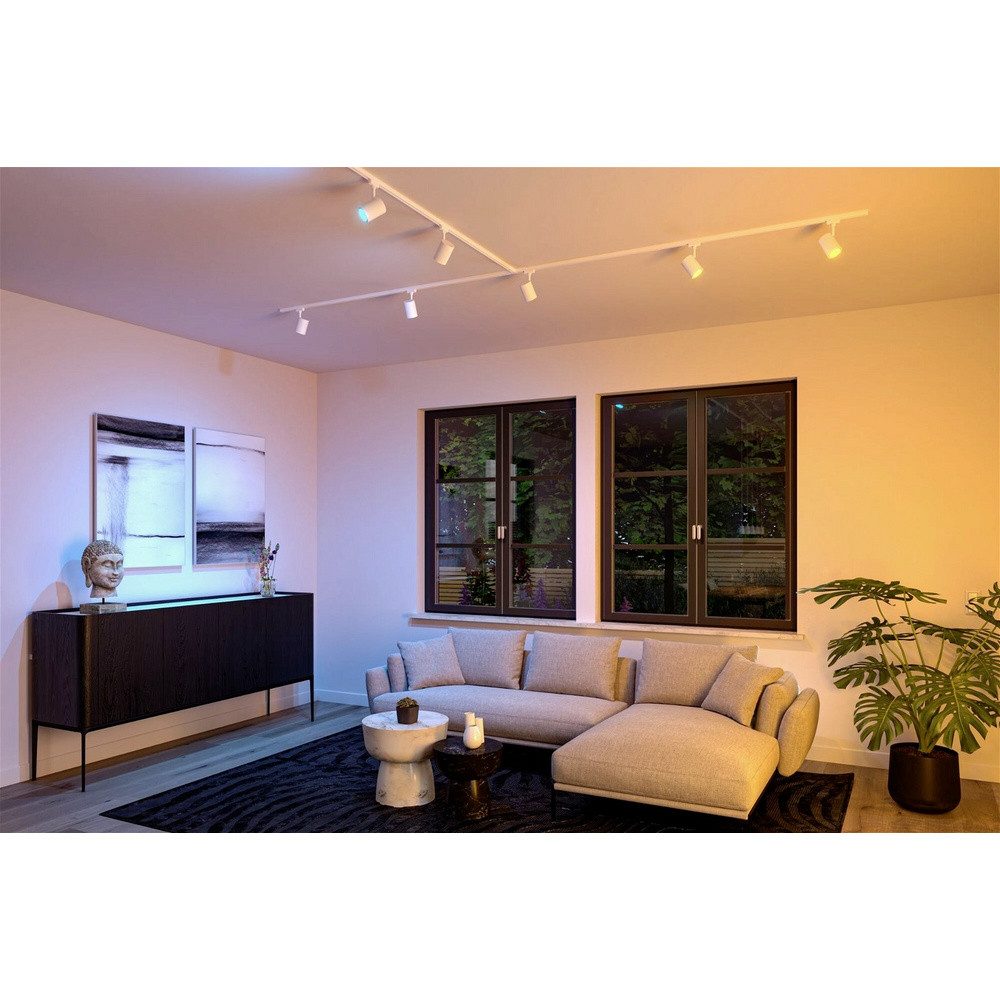 Paulmann Schienensystem-Leuchten Paulmann Luxe LED-Schienenstrahler URail GU10 4.8 W LED Signal-Weiß