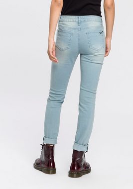 Arizona Skinny-fit-Jeans im Biker- Look Low Waist