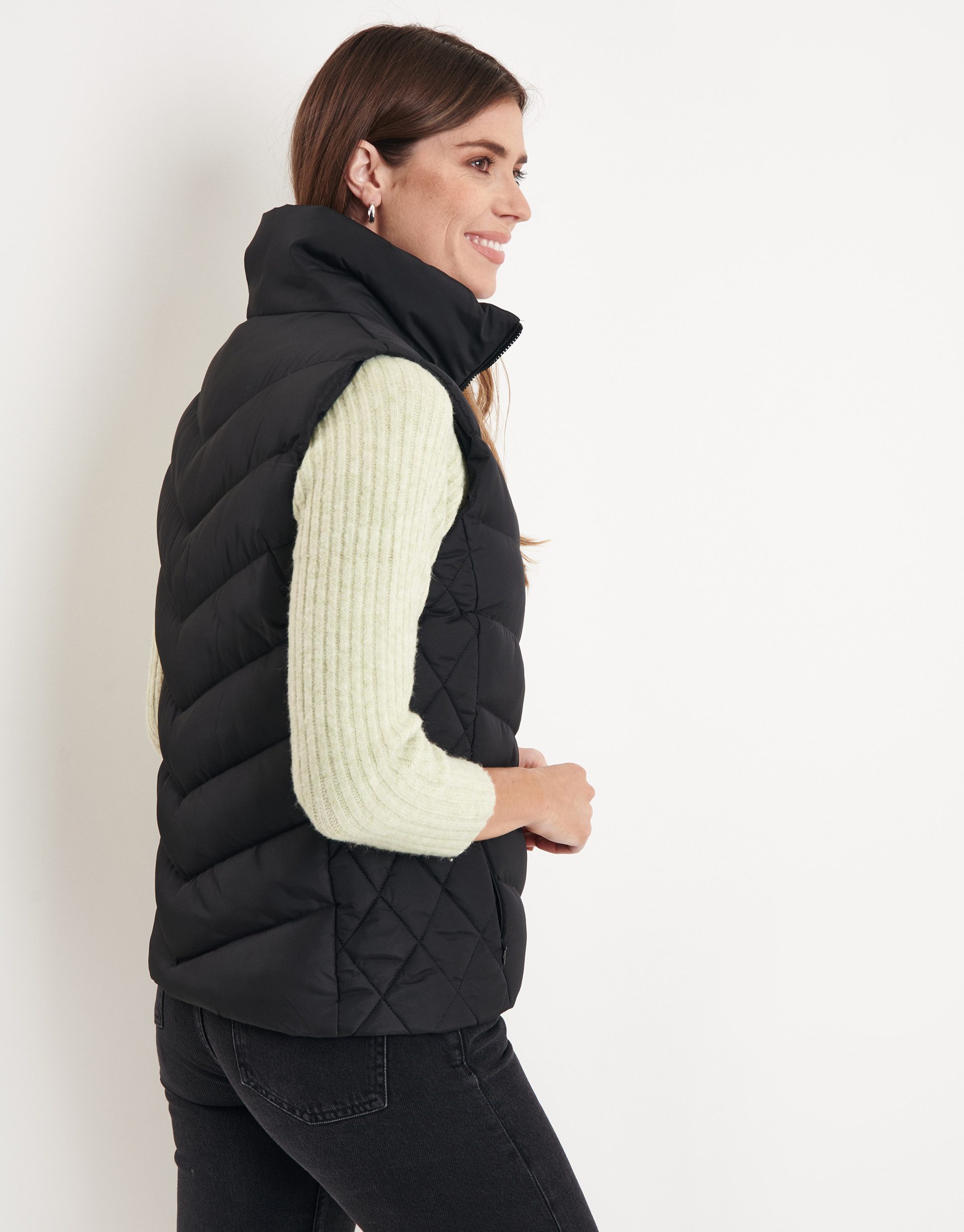 Threadbare Softshellweste Daffodil Quilted (1-tlg) mit Kragen