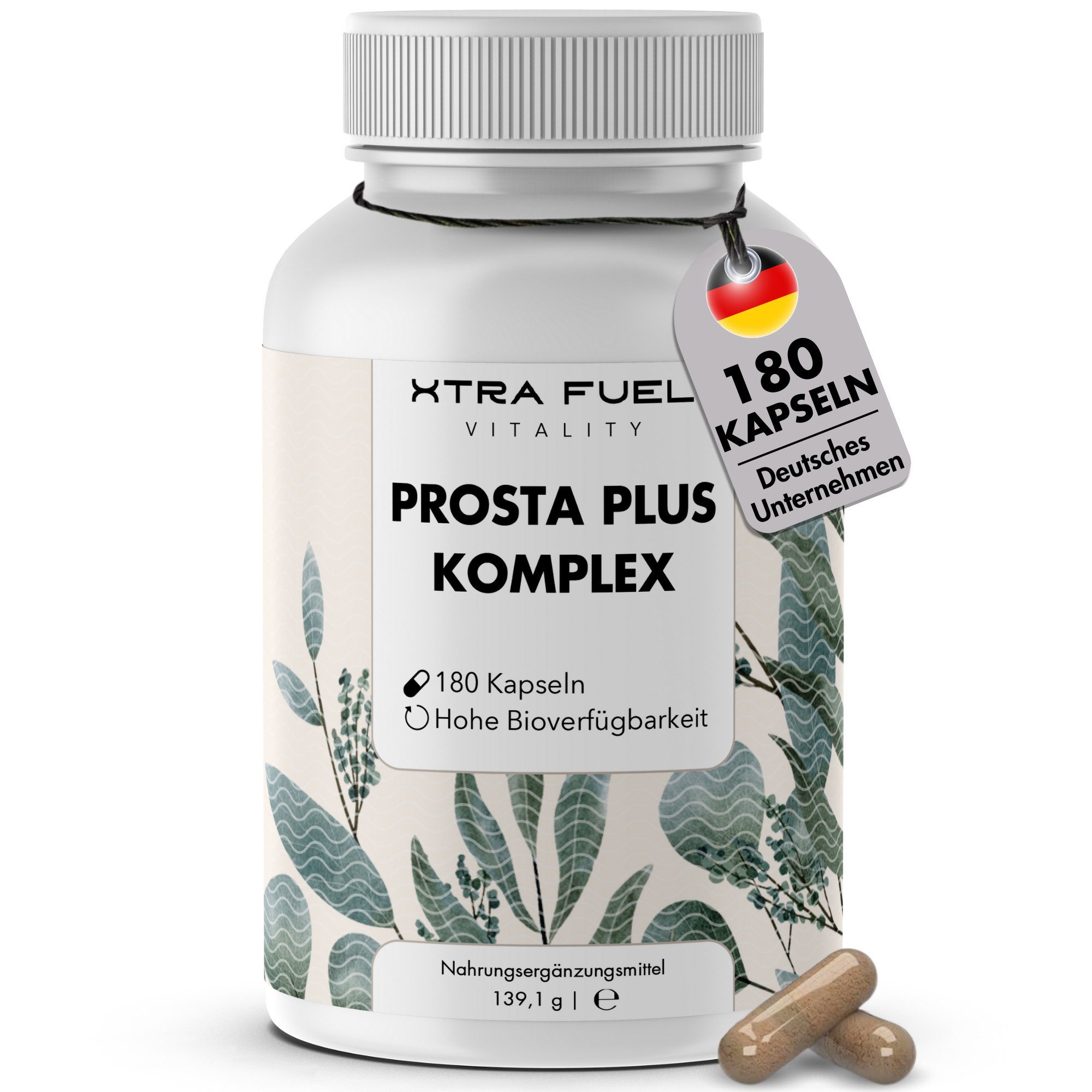 Prostata Kapseln - Prosta Plus Komplex - hochdosiert & vegan Kapseln
