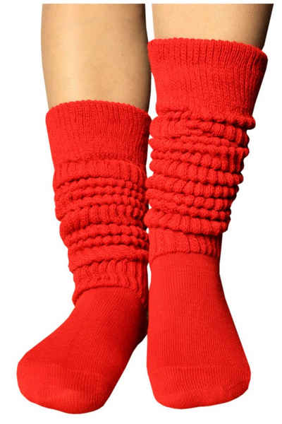 WERI SPEZIALS Strumpfhersteller GmbH Stulpensocken Damen Stulpen >>Schoppersocken<< aus Acryl