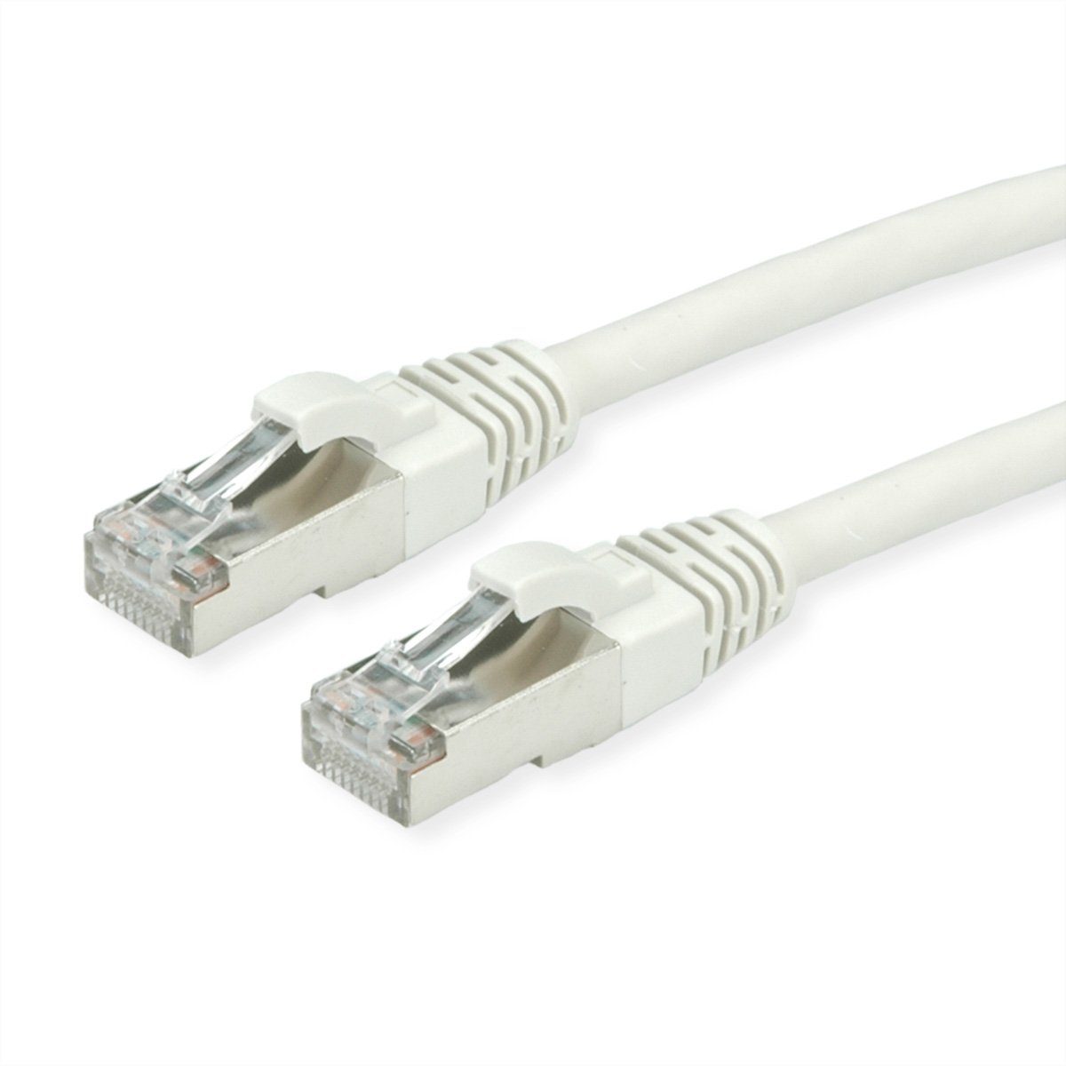 ROLINE S/FTP-Kabel Cat.7, LSOH LAN-Kabel, RJ-45 Männlich (Stecker), RJ-45 Männlich (Stecker) (100.0 cm), mit RJ-45 Steckern (500 MHz / Class EA)